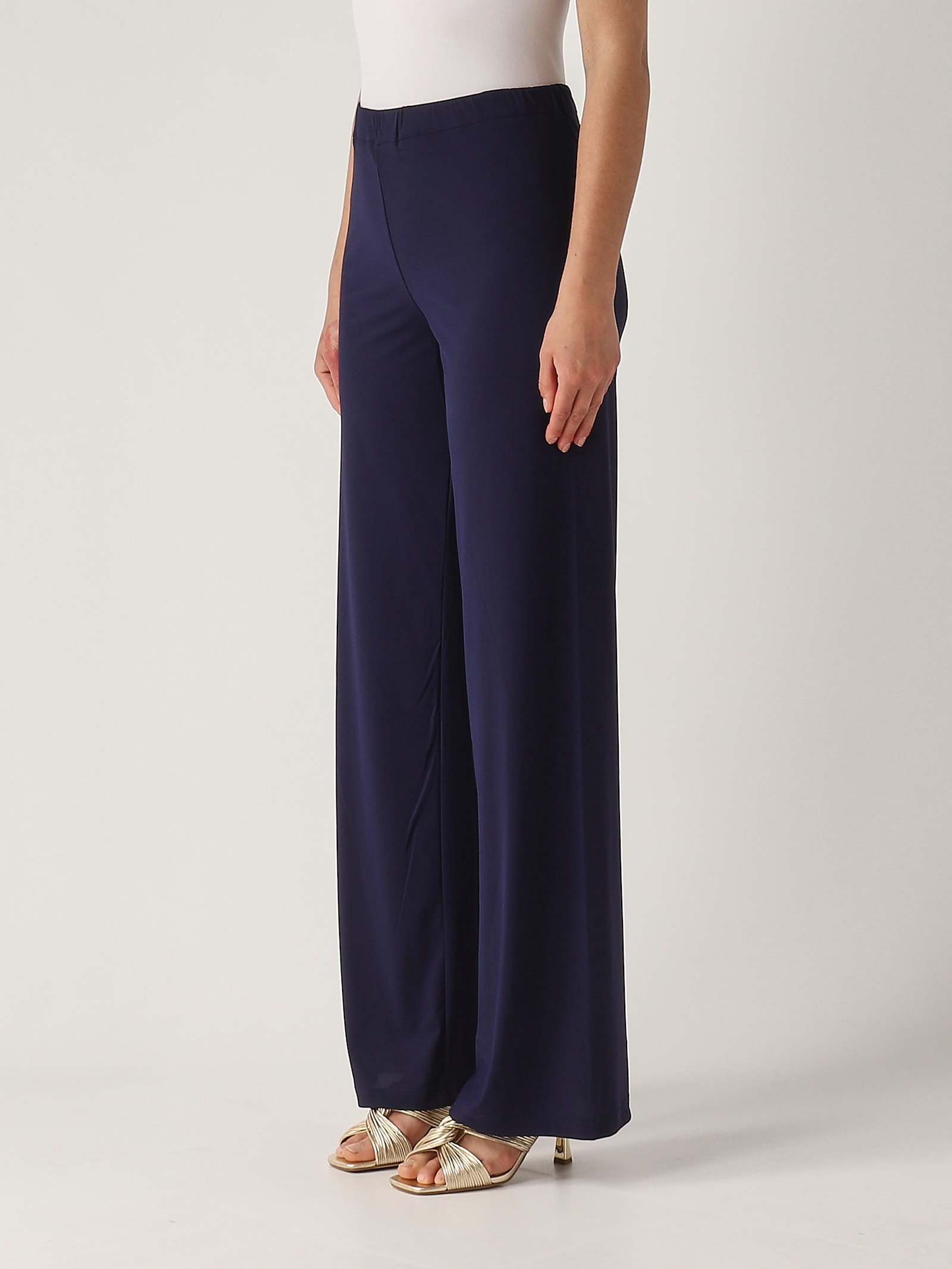 Maliparmi Pantalone Soft Jersey Trousers In Blue