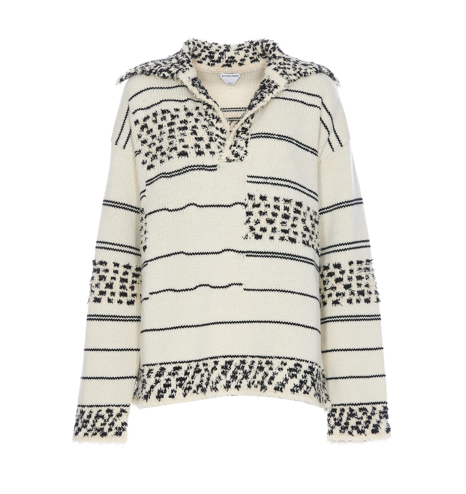 Shop Bottega Veneta Sweater In White