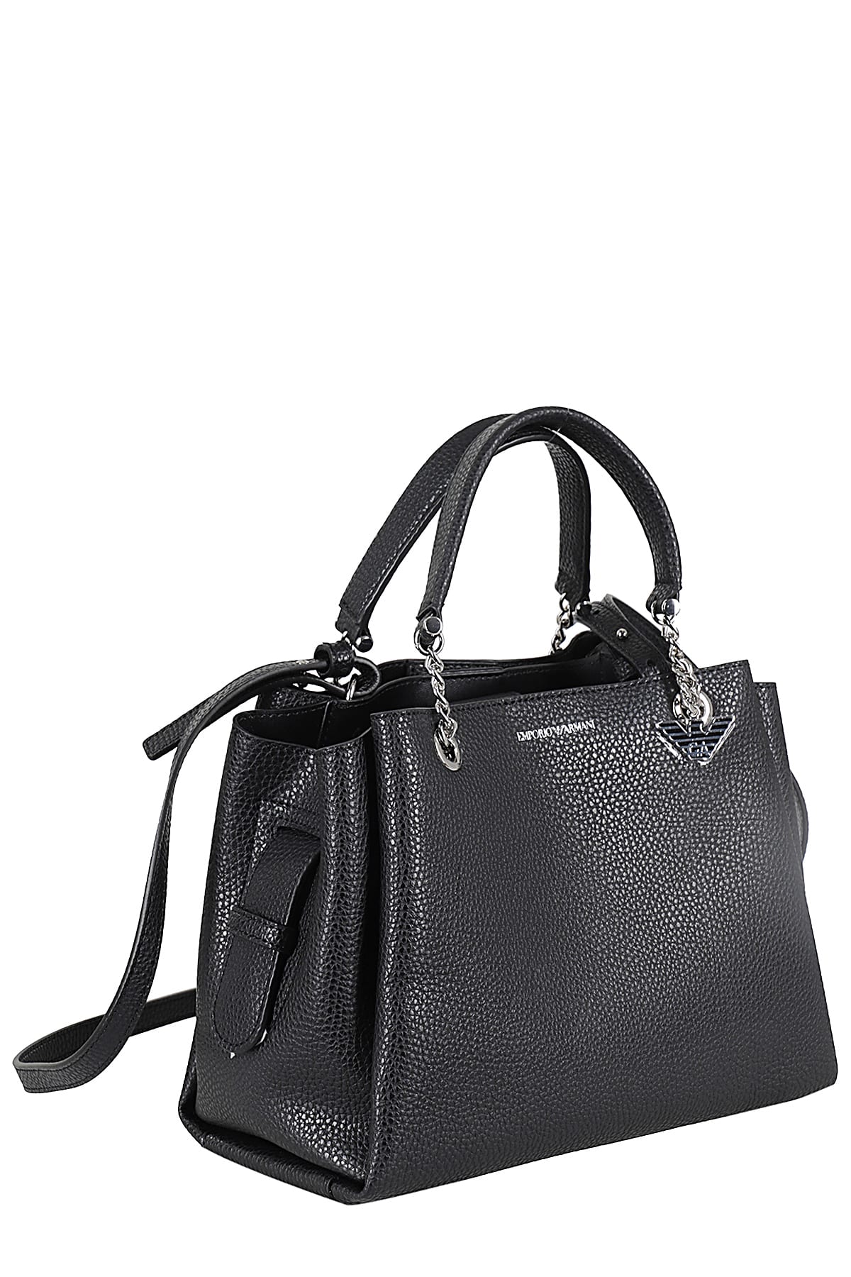 Shop Emporio Armani Shopping Bag In Nero Nero