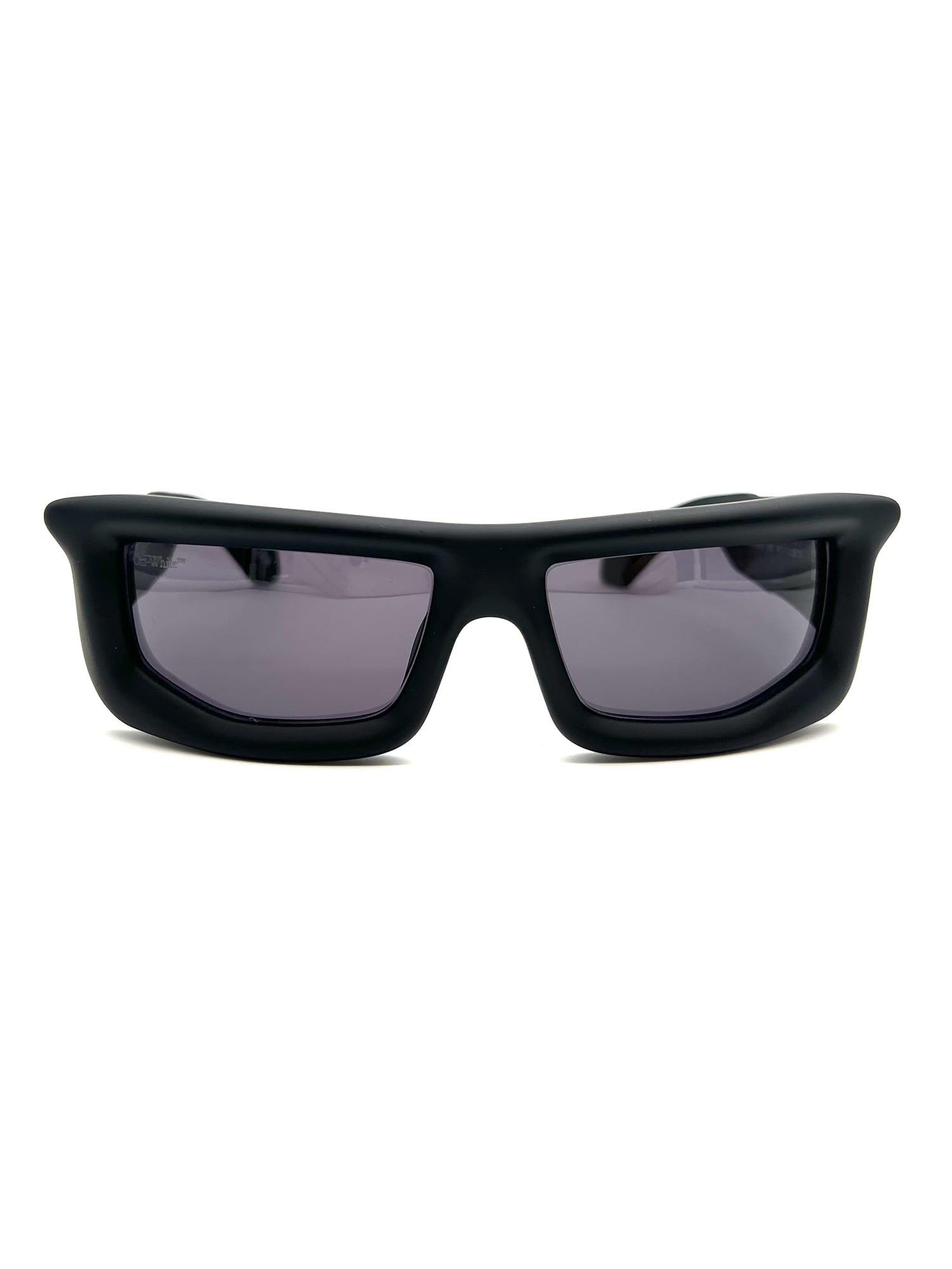 Shop Off-white Volcanite Sunglasses Black Dar Sunglasses