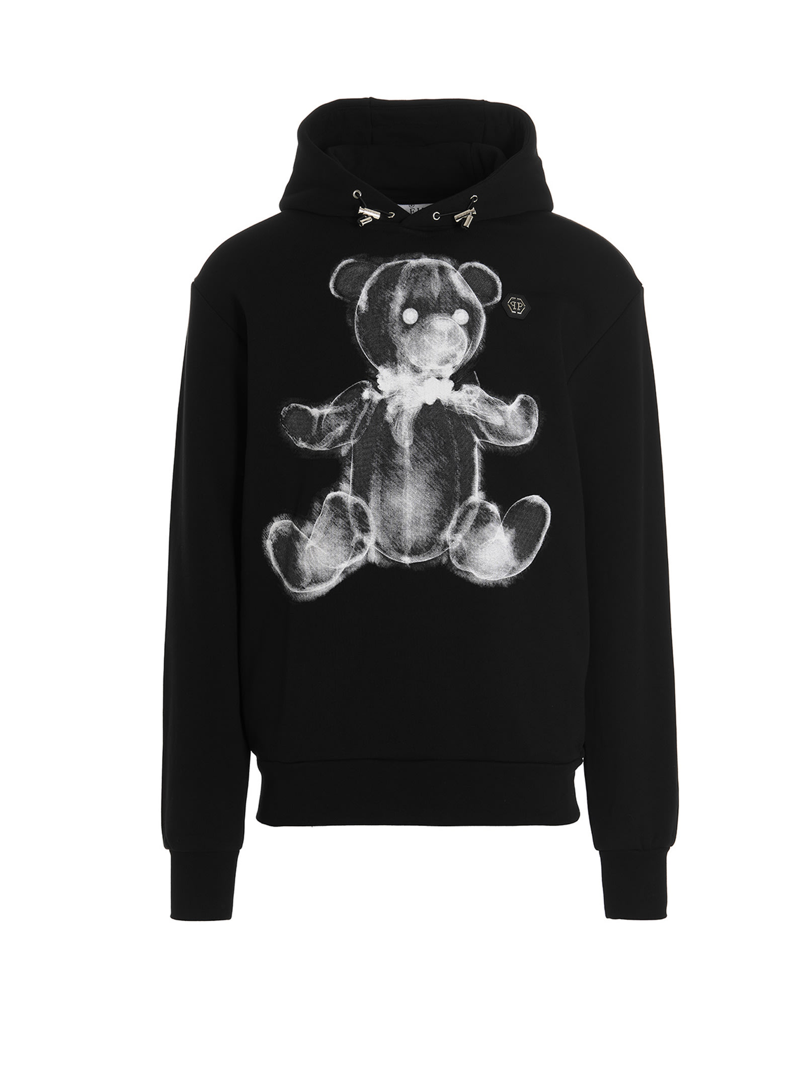 PHILIPP PLEIN LOGO TEDDY RX HOODIE