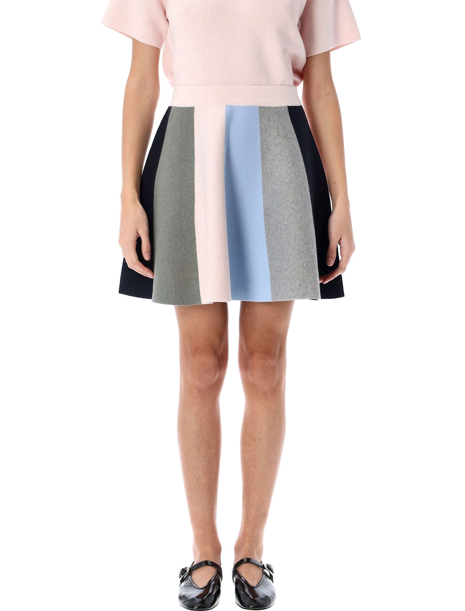 J.W. Anderson J. W. Anderson Panelled Scarf-knit Mini Skirt