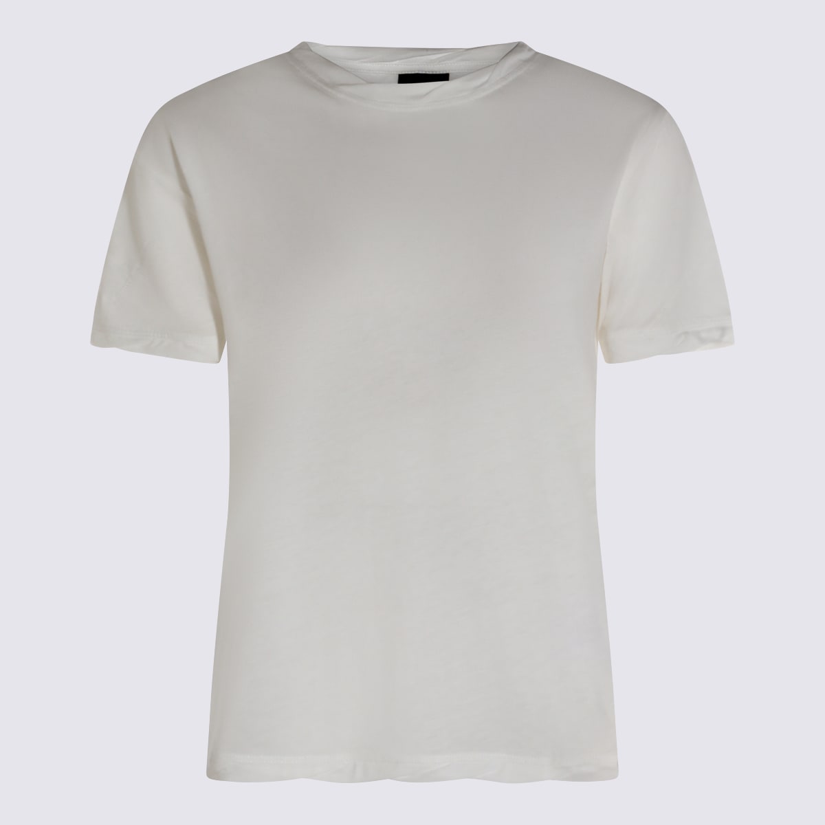 Thom Krom White Cotton Blend T-shirt In Gray