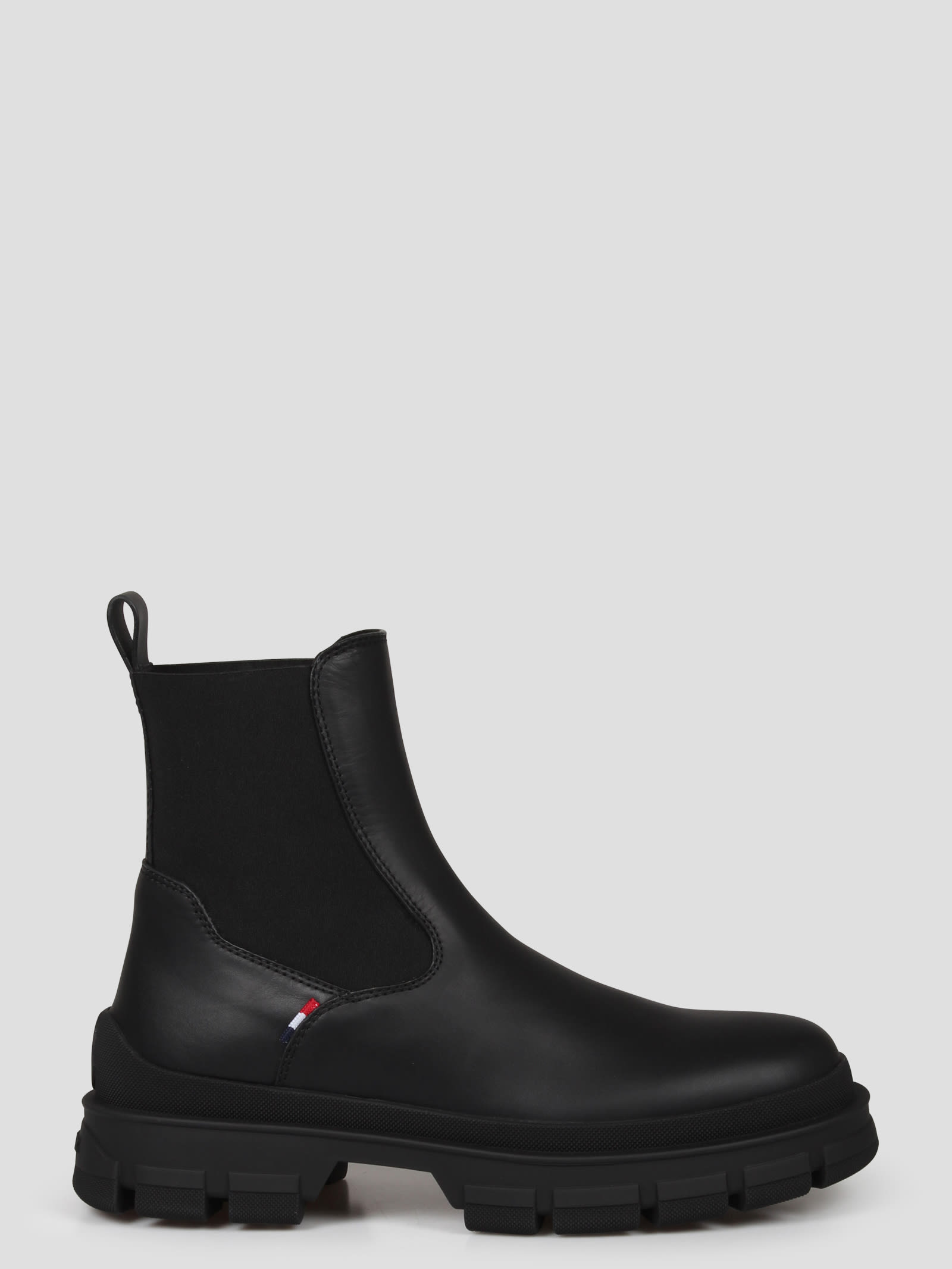 Shop Moncler Tank Ankle Boots In Black