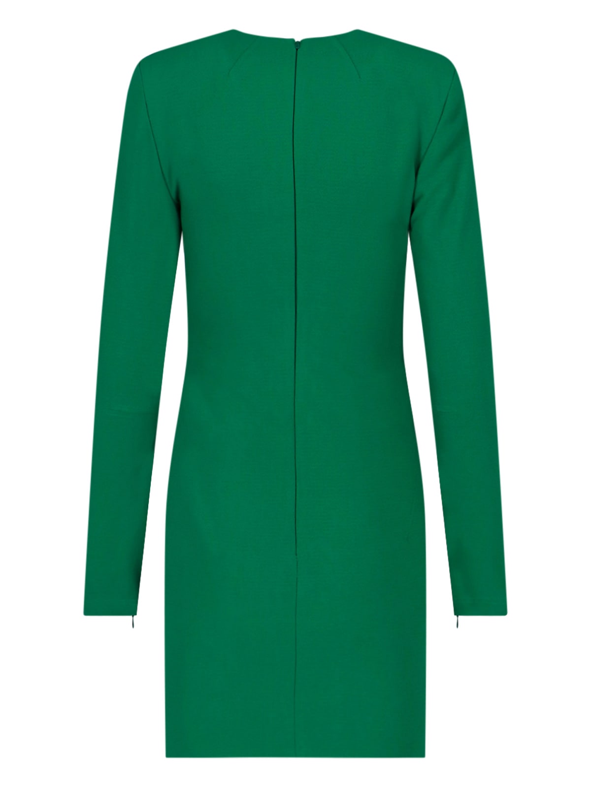 Shop Victoria Beckham Midi Dress In Green