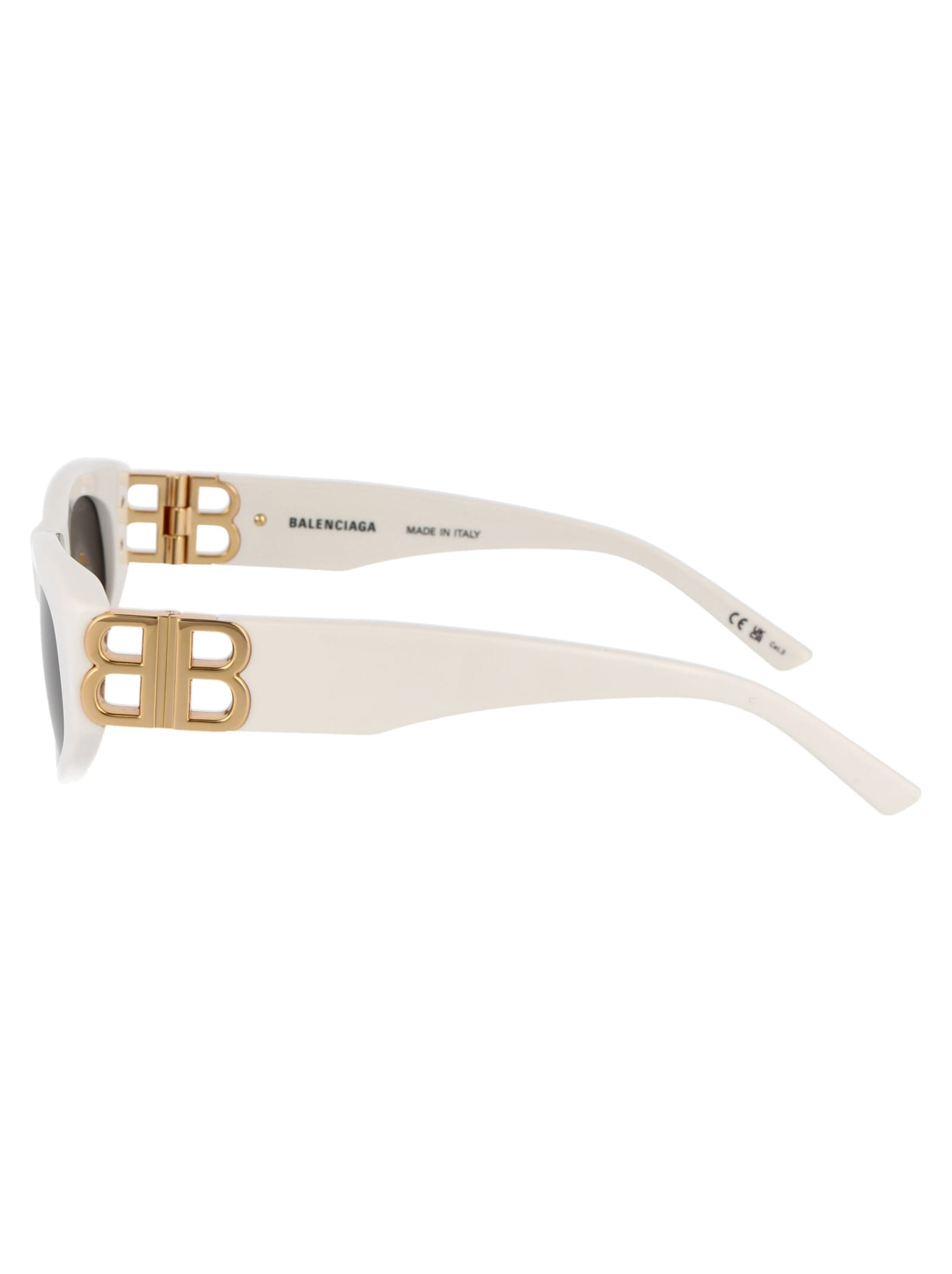 Balenciaga Dynasty D-frame Sunglasses In White