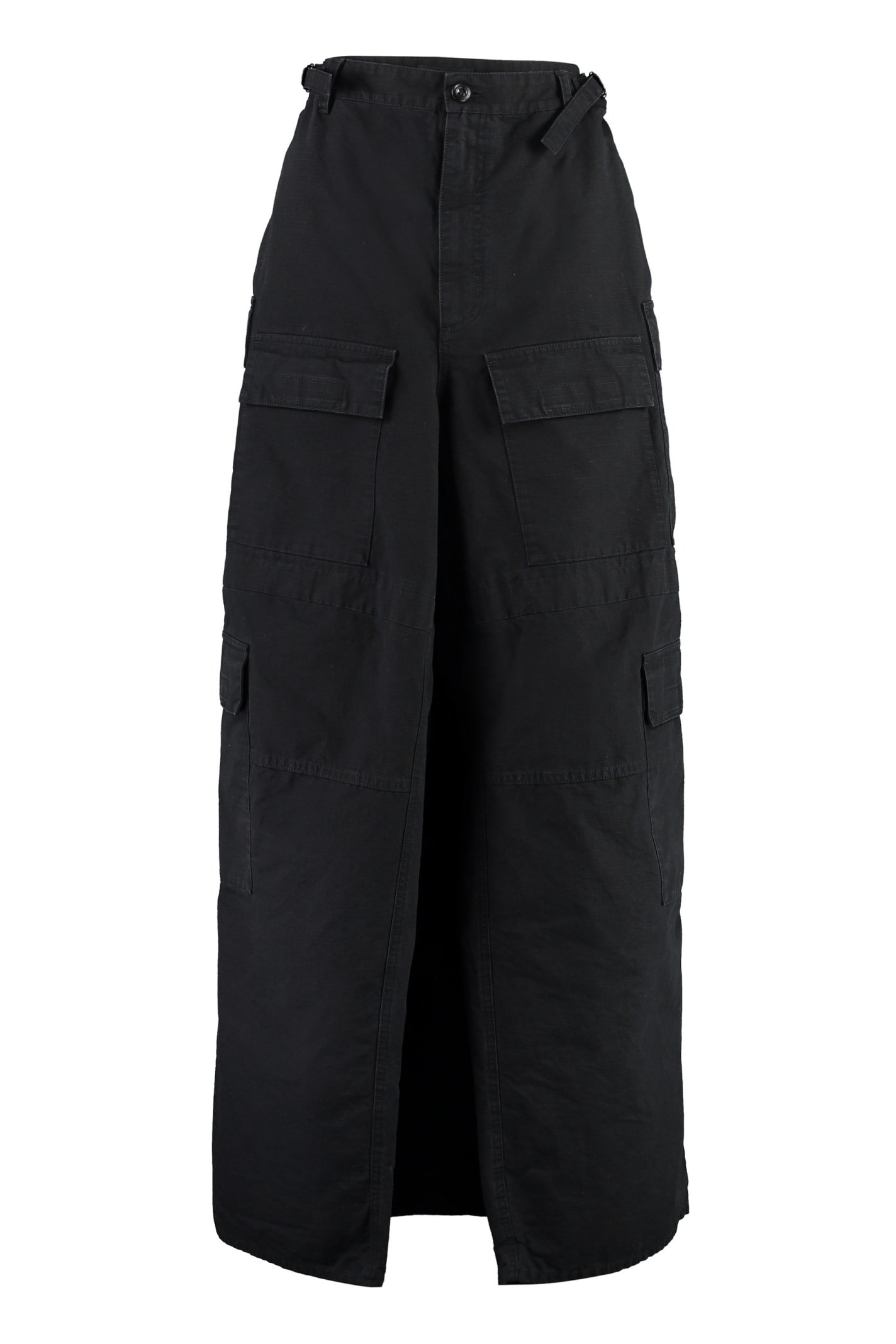 Shop Balenciaga Multi-pockets Skirt Pants