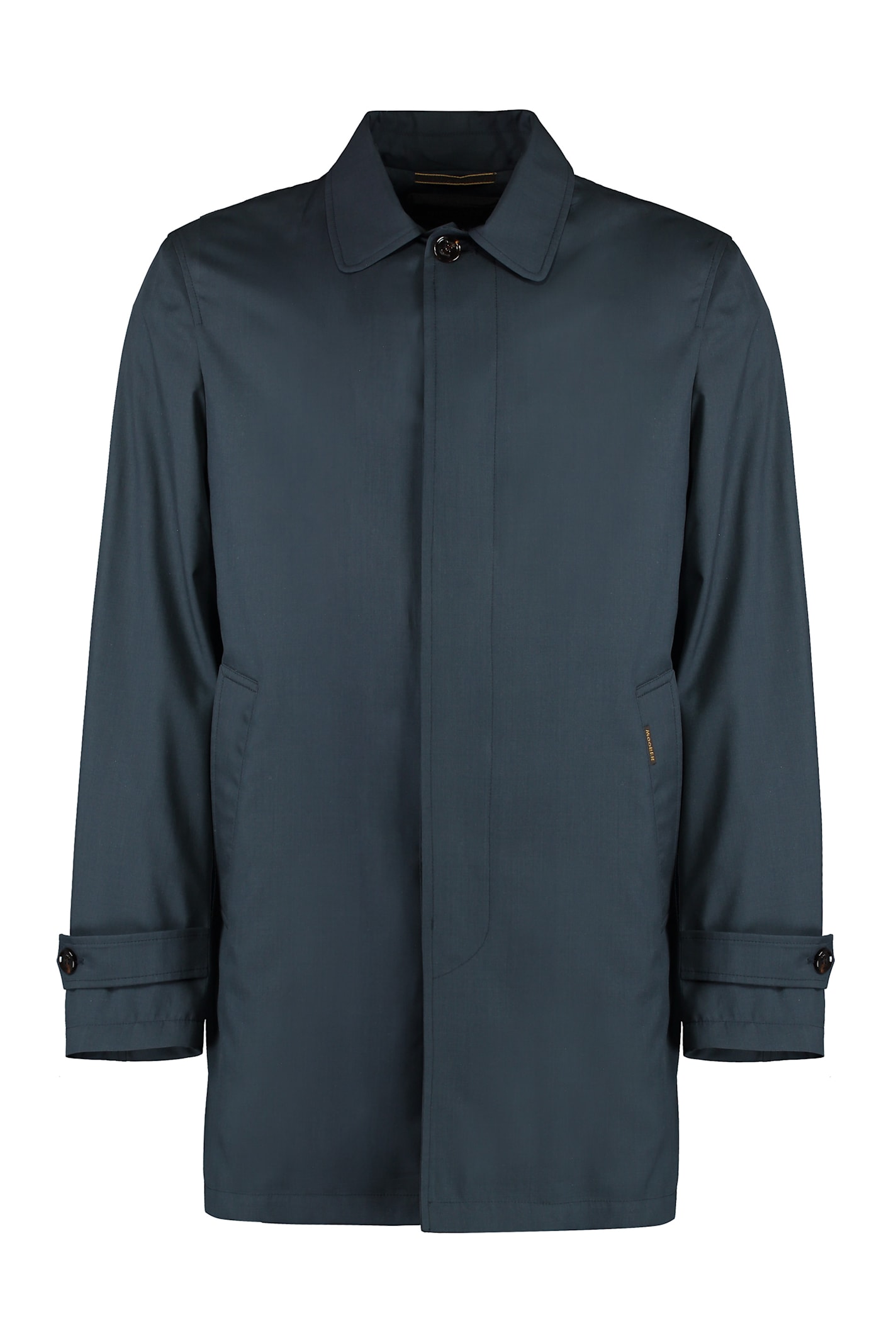 Moorer Vittor Techno Fabric Jacket In Blue
