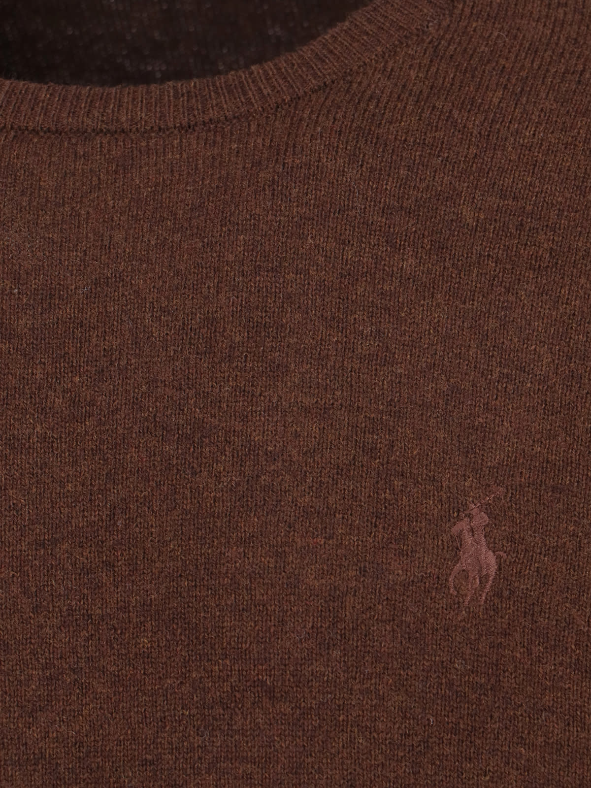 Polo Ralph Lauren Men's Sweaters Ralph Lauren - Ls Cn Pp Long Sleeve Pullover - Brown In Brown