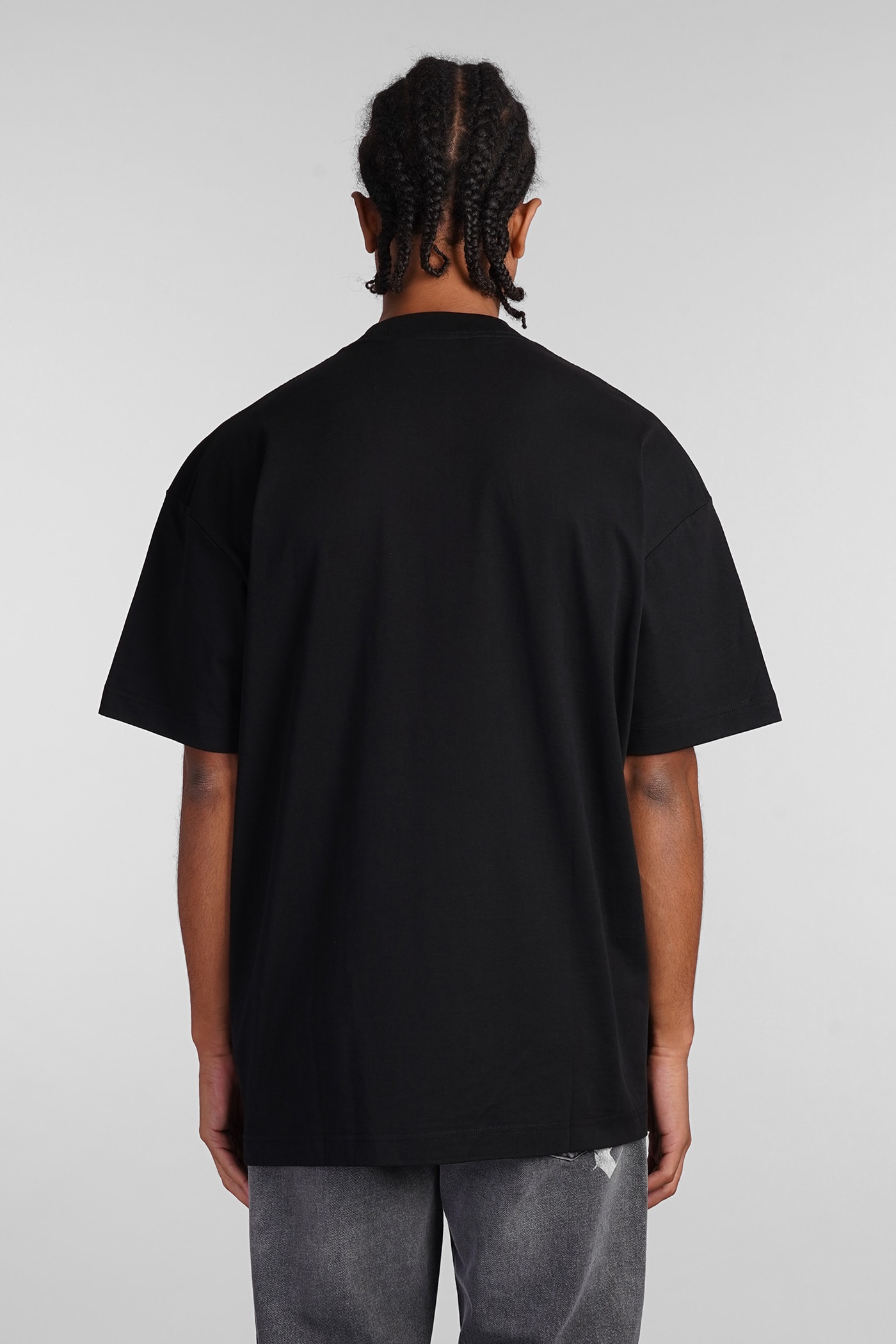 Shop Palm Angels T-shirt In Black Cotton