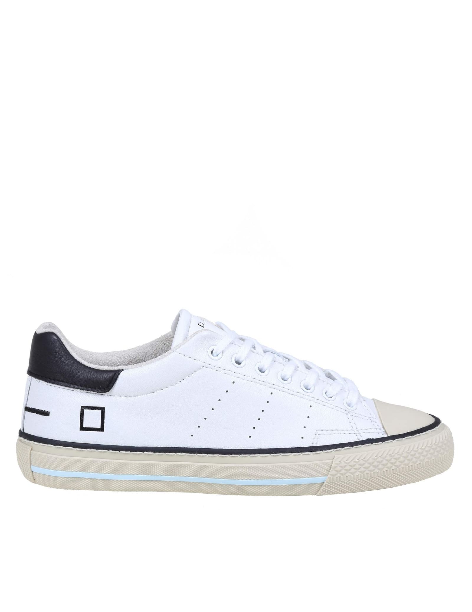 D.A.T.E. Pope Sneakers Color White And Black