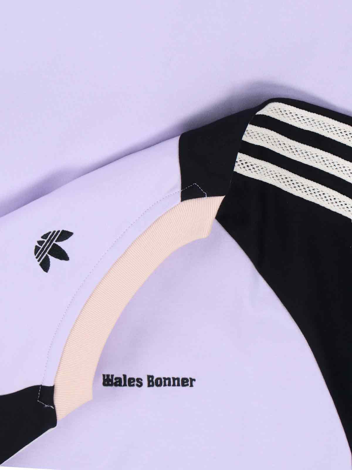 Adidas Originals By Wales Bonner Logo T-shirt In Purple