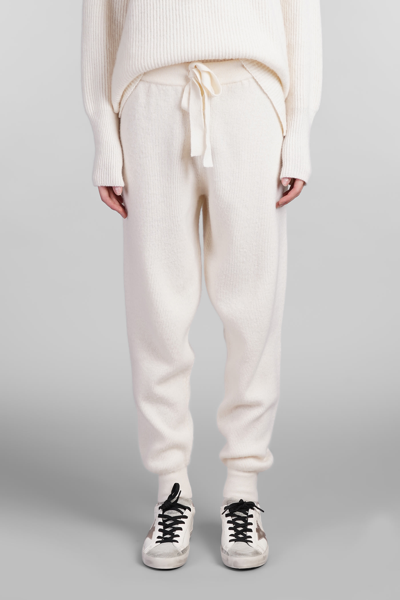 Pants In White Wool