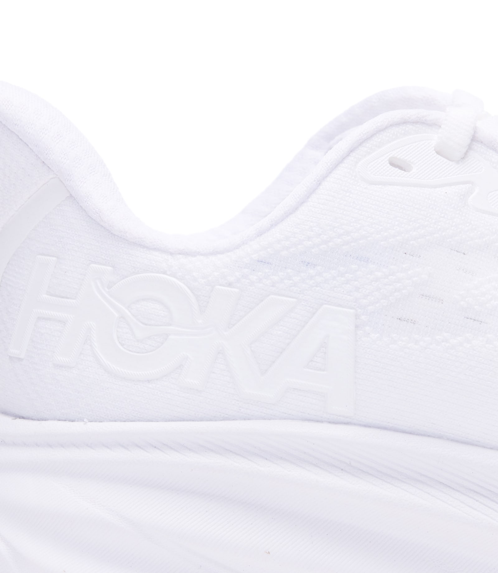 Shop Hoka Clifton Sneakers In Wwh White / White