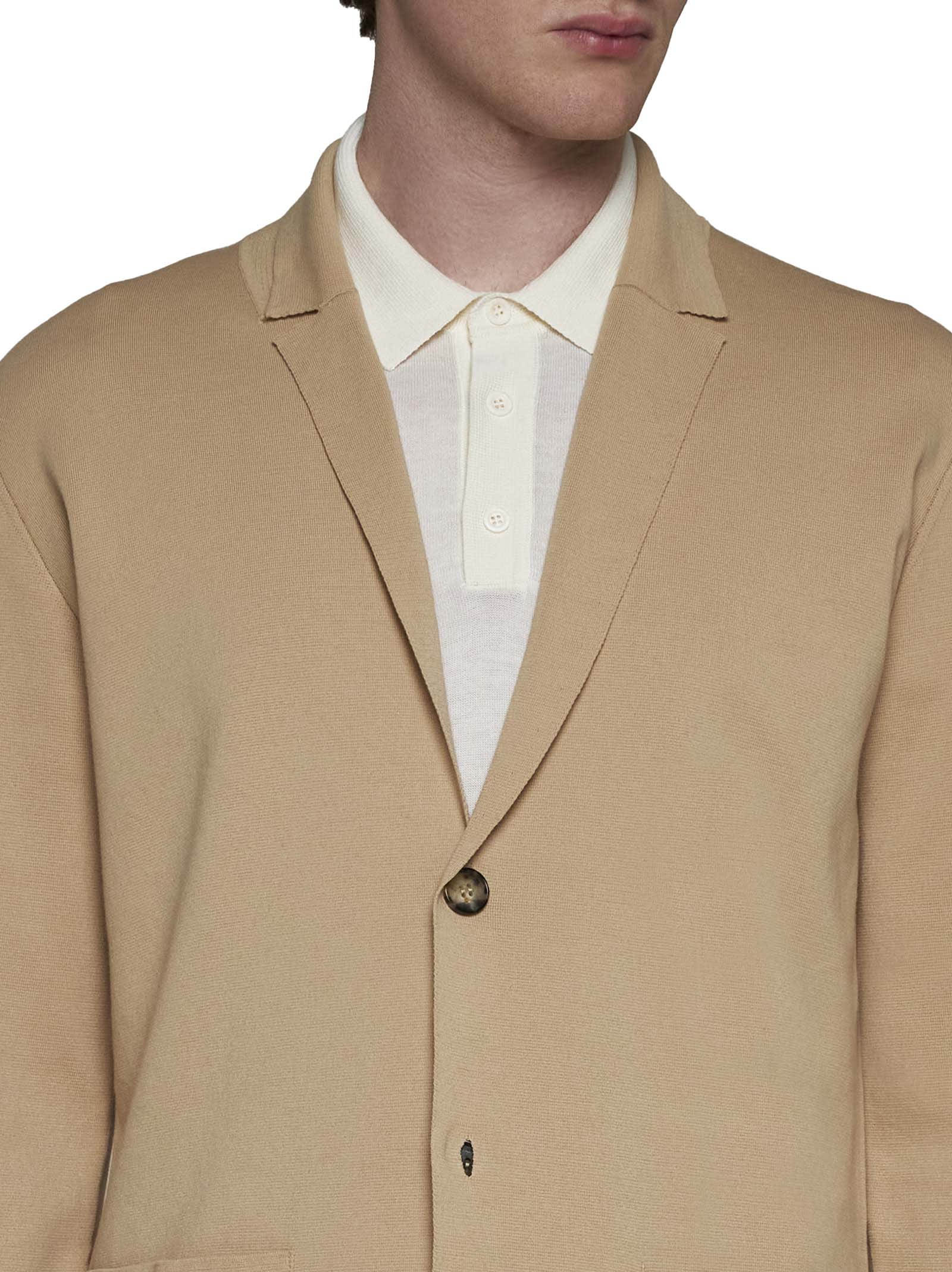 Shop Roberto Collina Cardigan In Sand