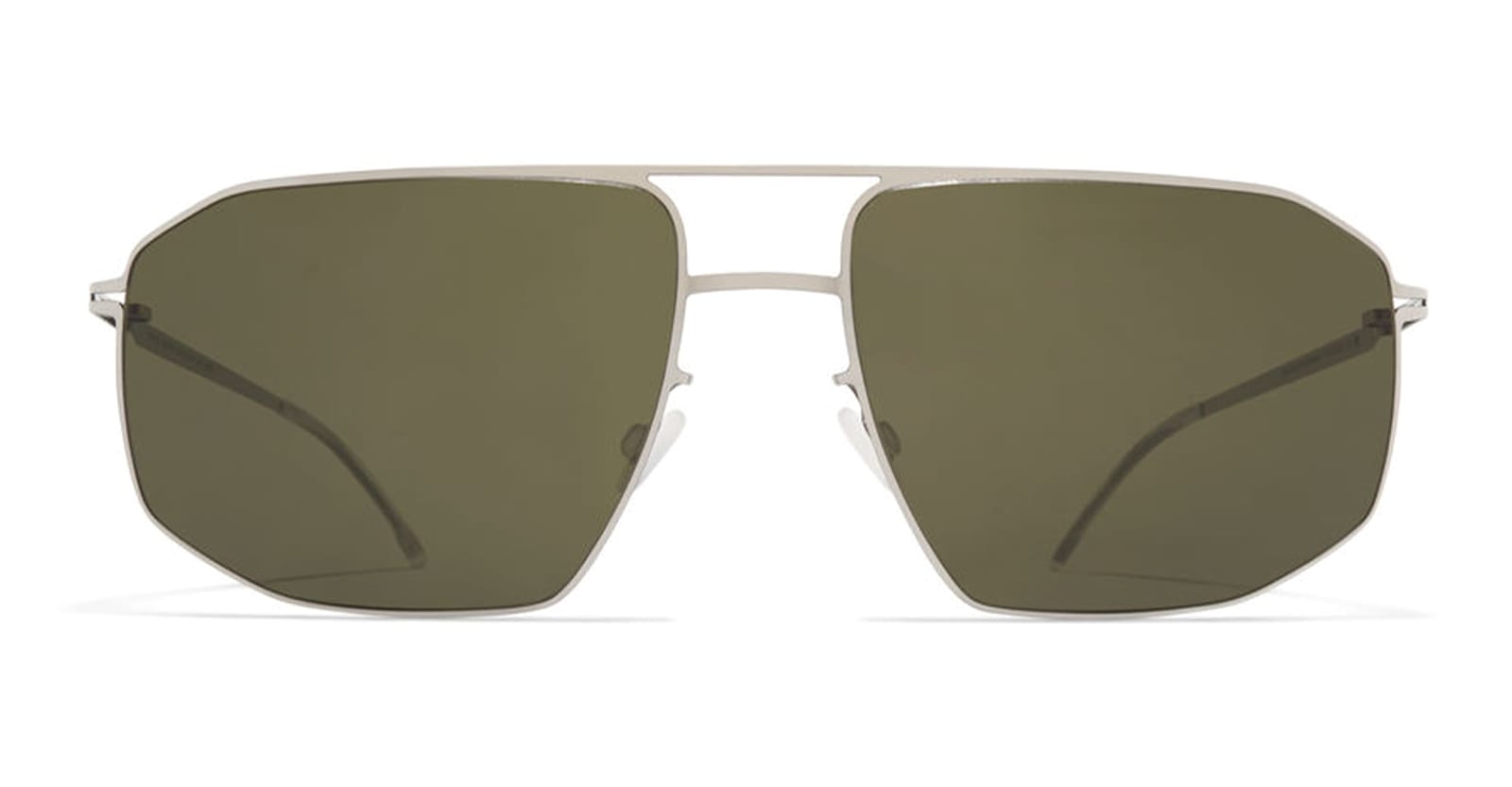 Santeri - Shiny Silver Sunglasses
