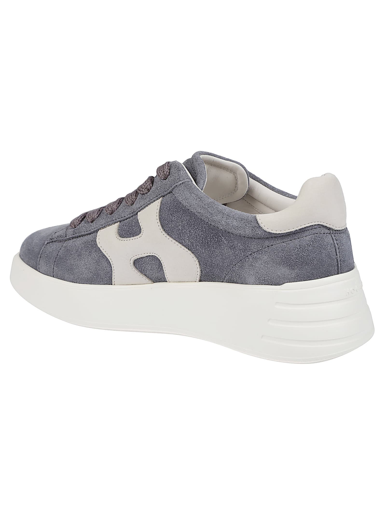 Hogan Rebel Sneakers In Two-tone Suede In Multi