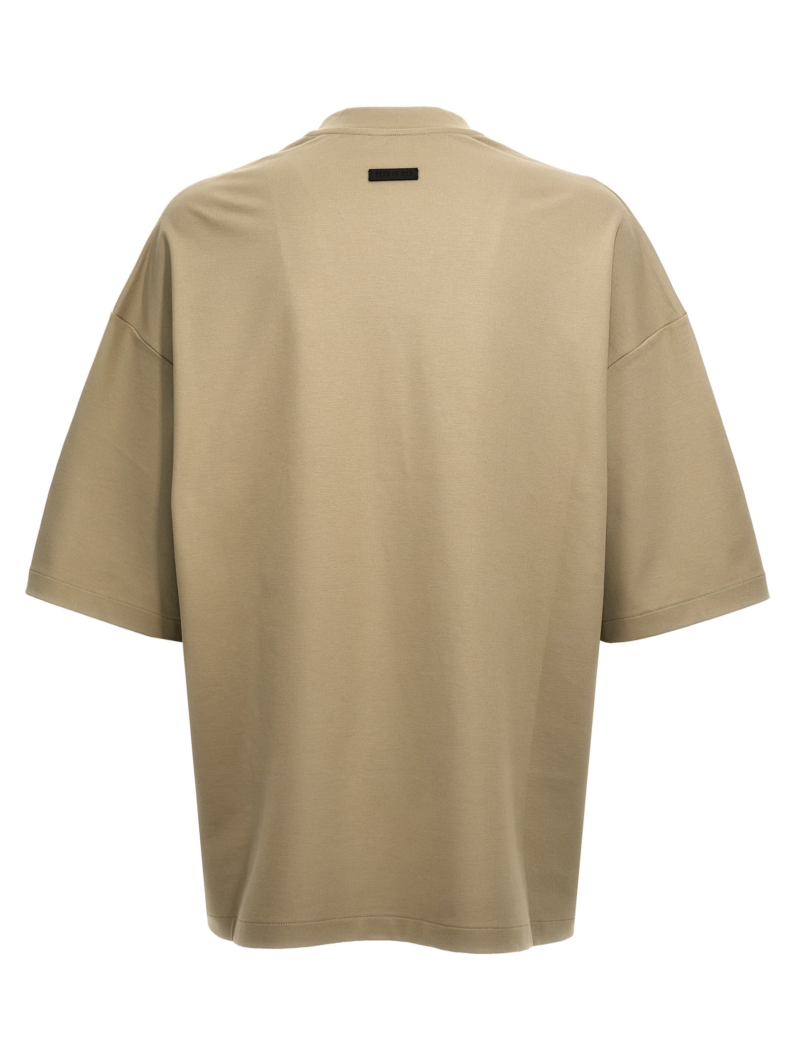 Shop Fear Of God Milano V-neck T-shirt In Gray