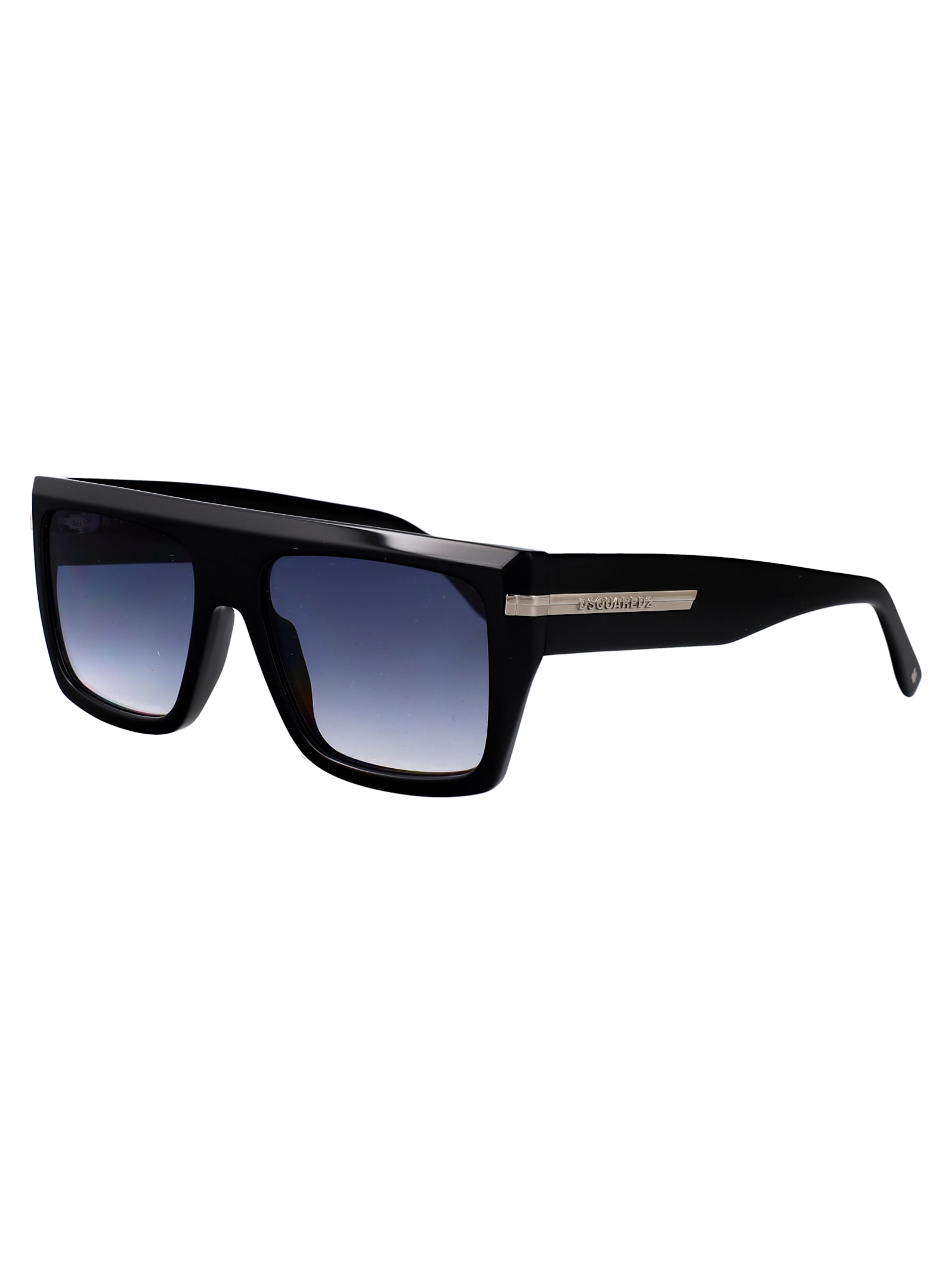 Dsquared2 Black Acetate Sunglasses In Black