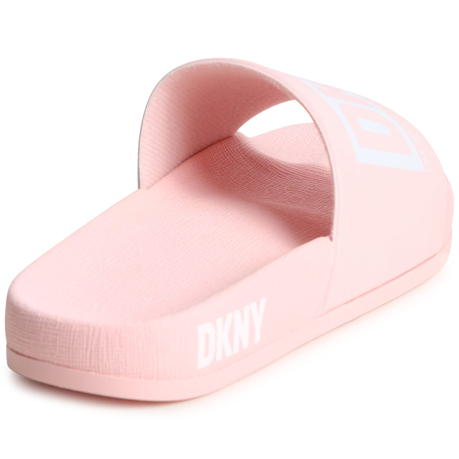 Shop Dkny Ciabatte Con Logo In Pink