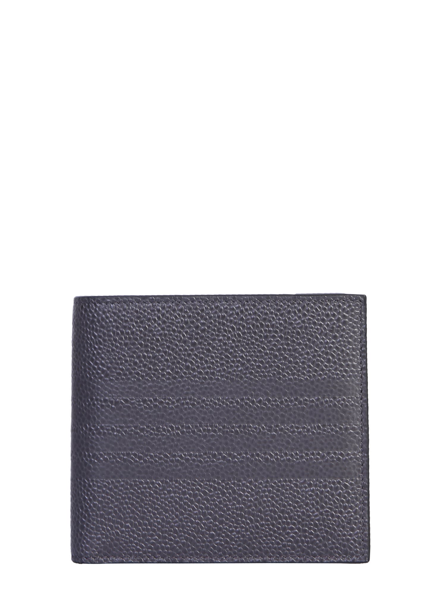 THOM BROWNE BILLFOLD WALLET WITH LOGO,11210198