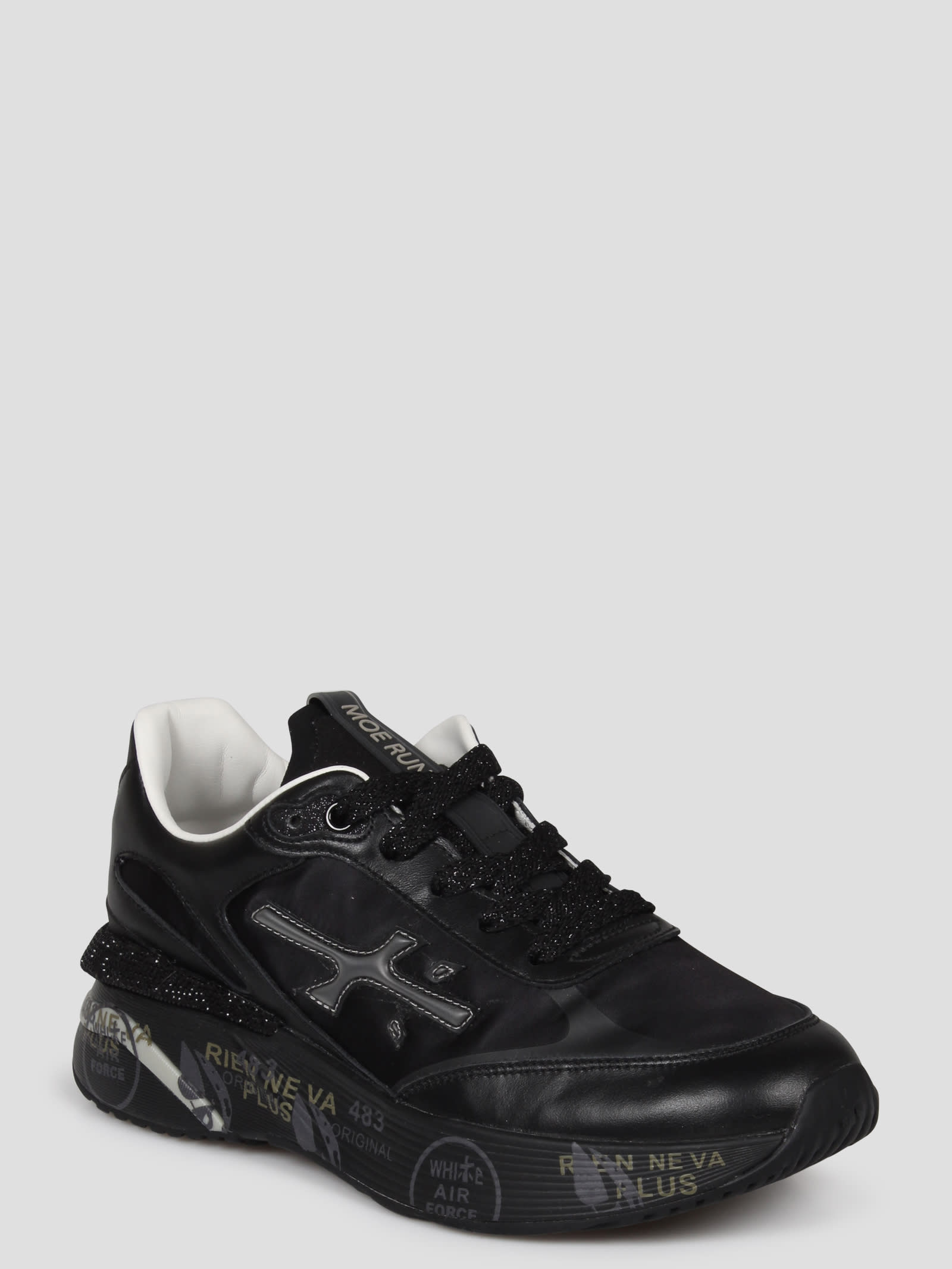 Shop Premiata Moerund 7058 Sneakers In Black