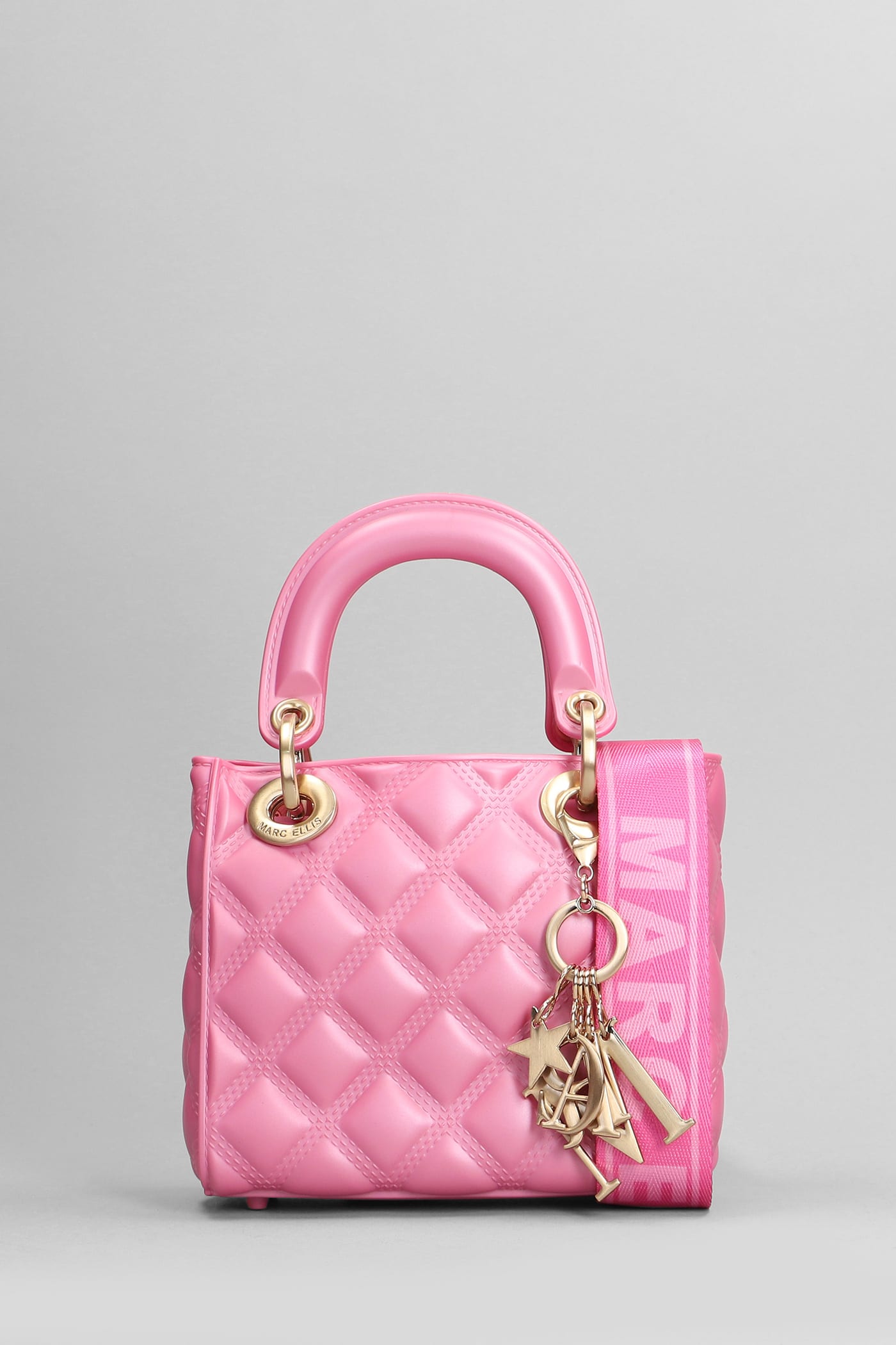 Marc Ellis Flat Missy S Hand Bag In Rose-pink Pvc In Pattern