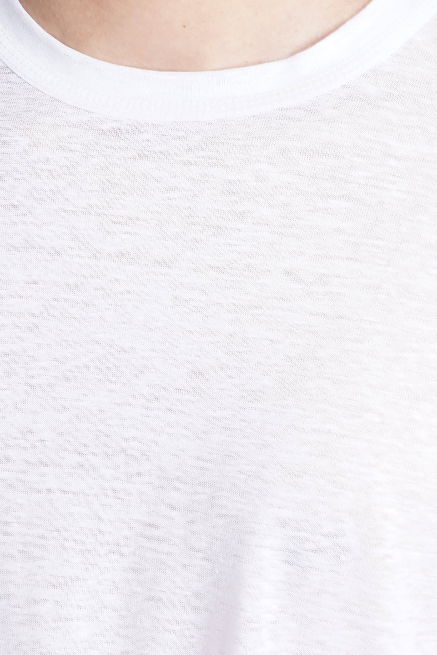 Shop Costumein T-shirt In White Linen