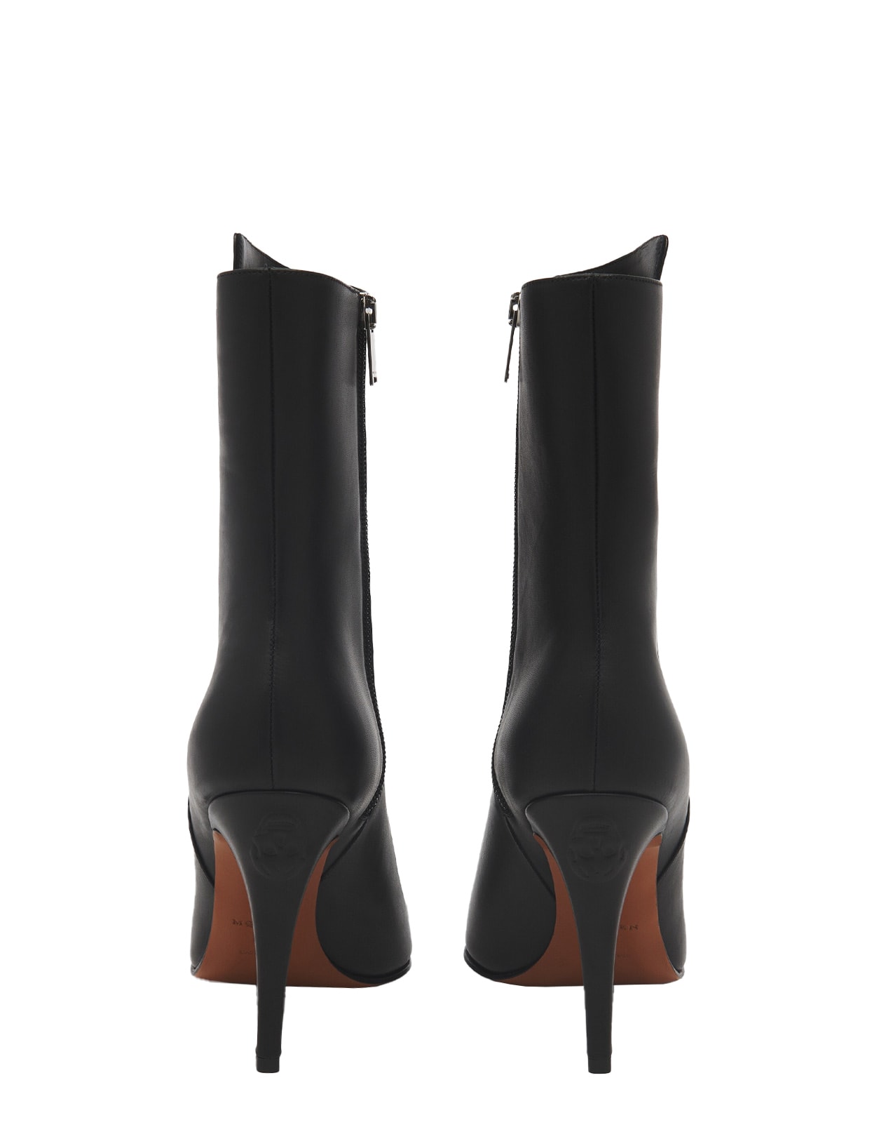 Alexander Mcqueen Black Birdee Ankle Boots
