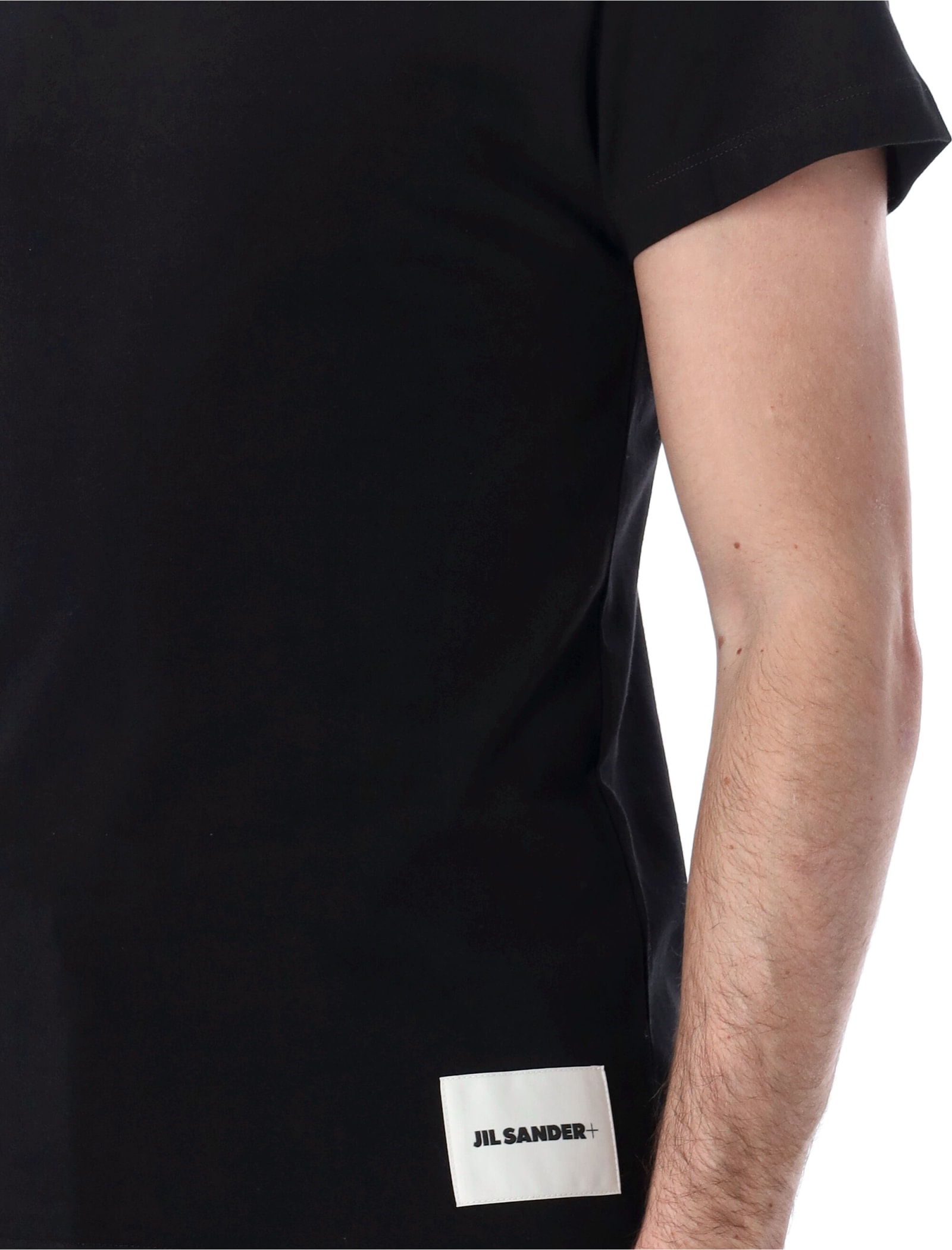 Shop Jil Sander 3-pack T-shirt In Black