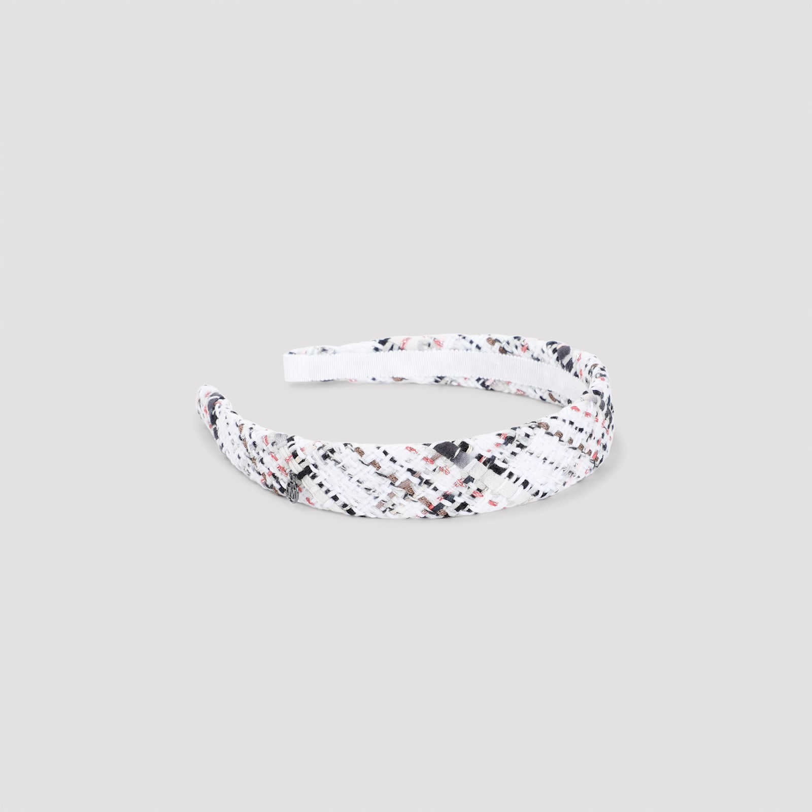 Shop Maison Michel Eve Head Band In Tweed Multi