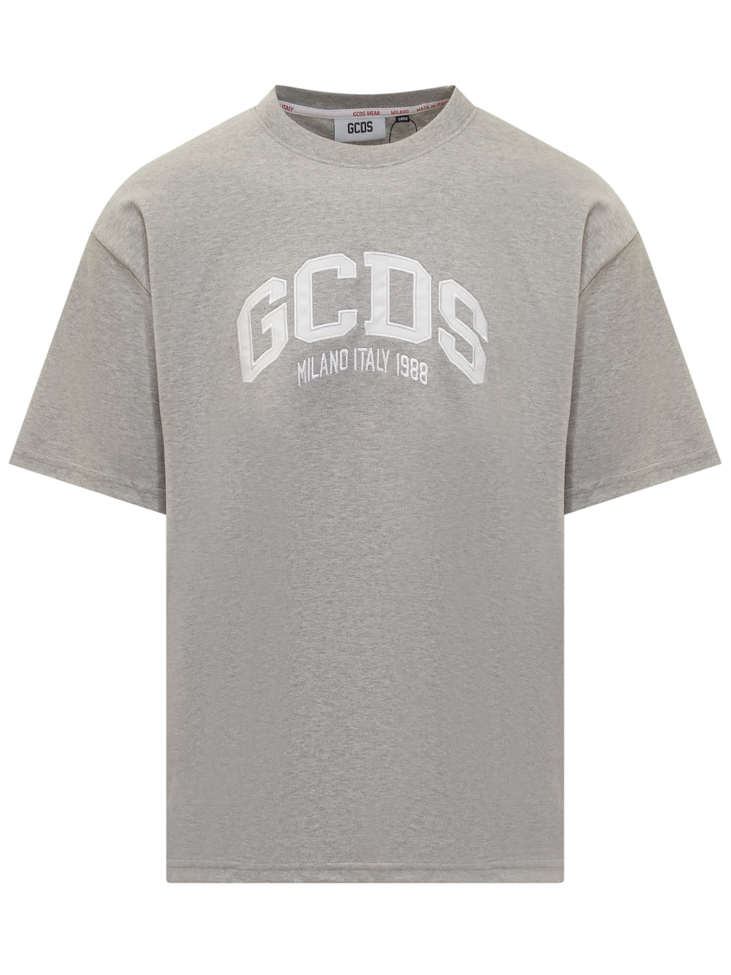 Shop Gcds Loose T-shirt In Grey