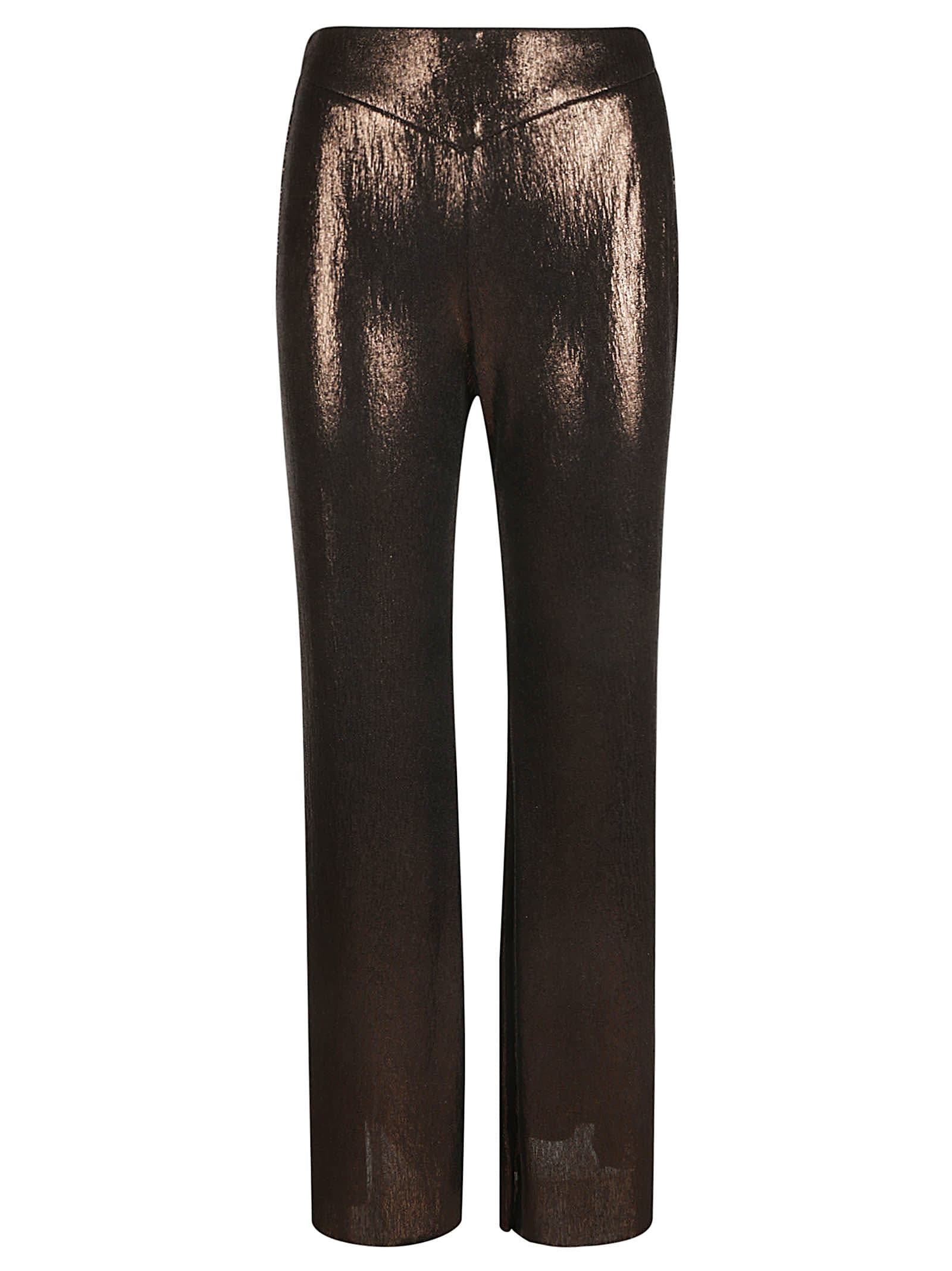 FORTE FORTE METALLIC FITTED TROUSERS
