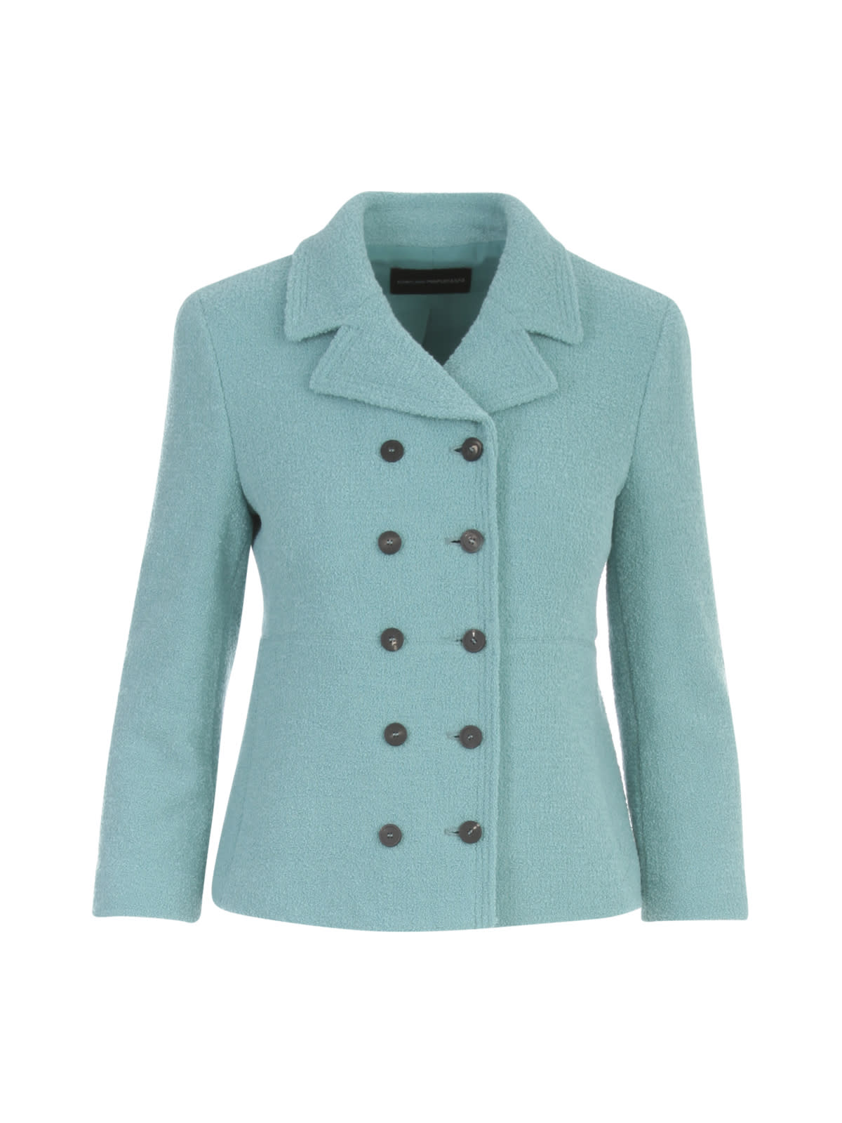 Photo of  Emporio Armani Short Double Breasted Jacket- shop Emporio Armani jackets online sales