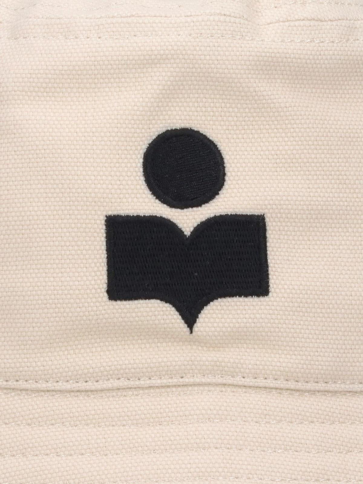 Isabel Marant Logo Bucket Hat In Neutrals