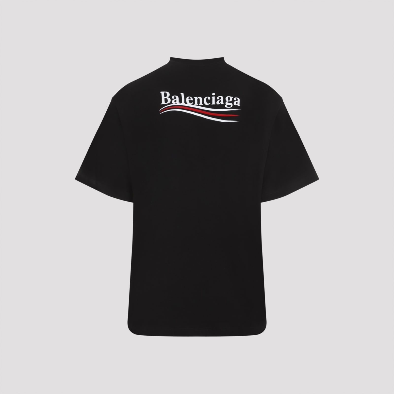 Balenciaga Political Campaign T-shirt In Black