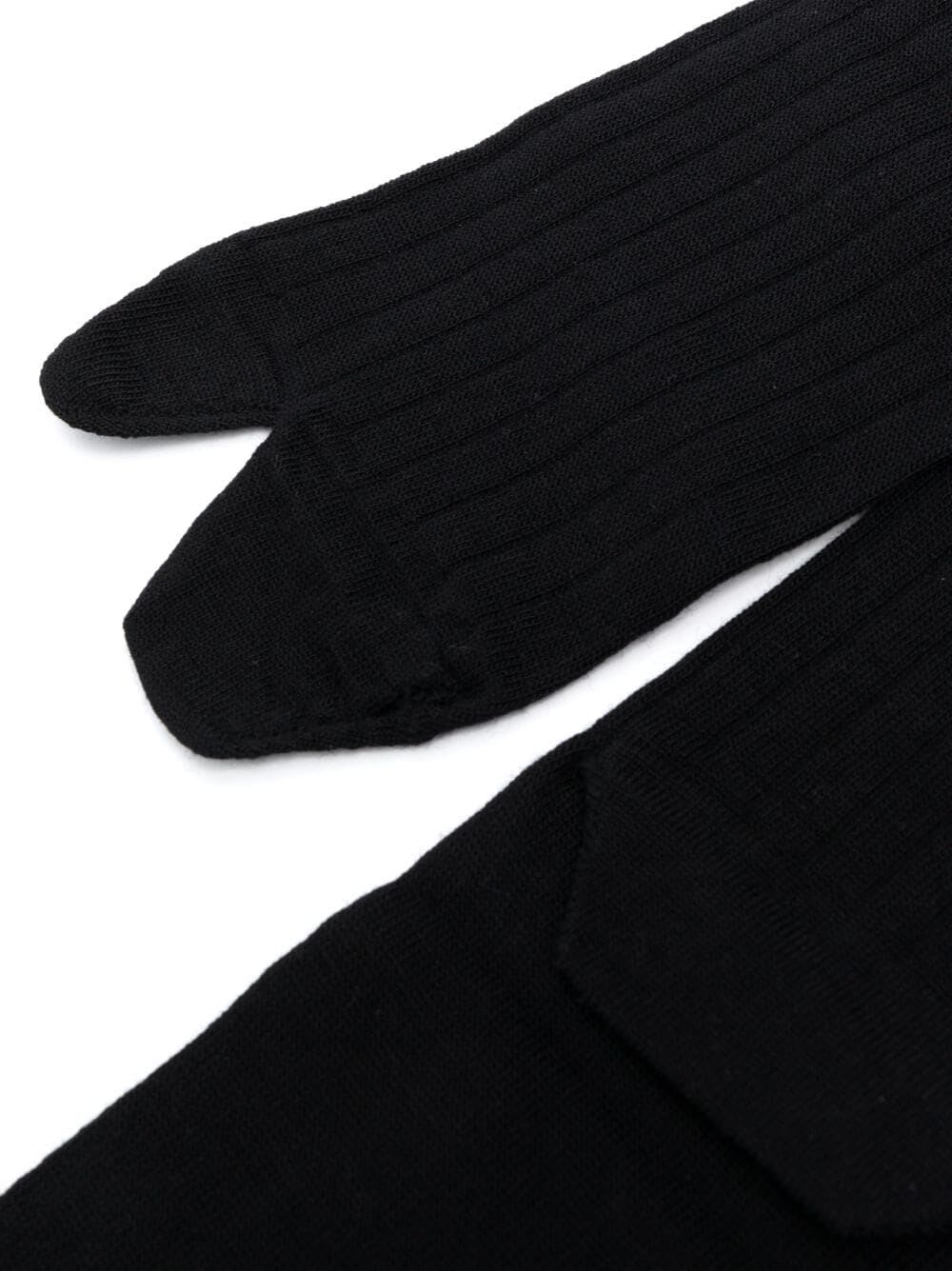 Shop Maison Margiela Bootleg Socks In Black