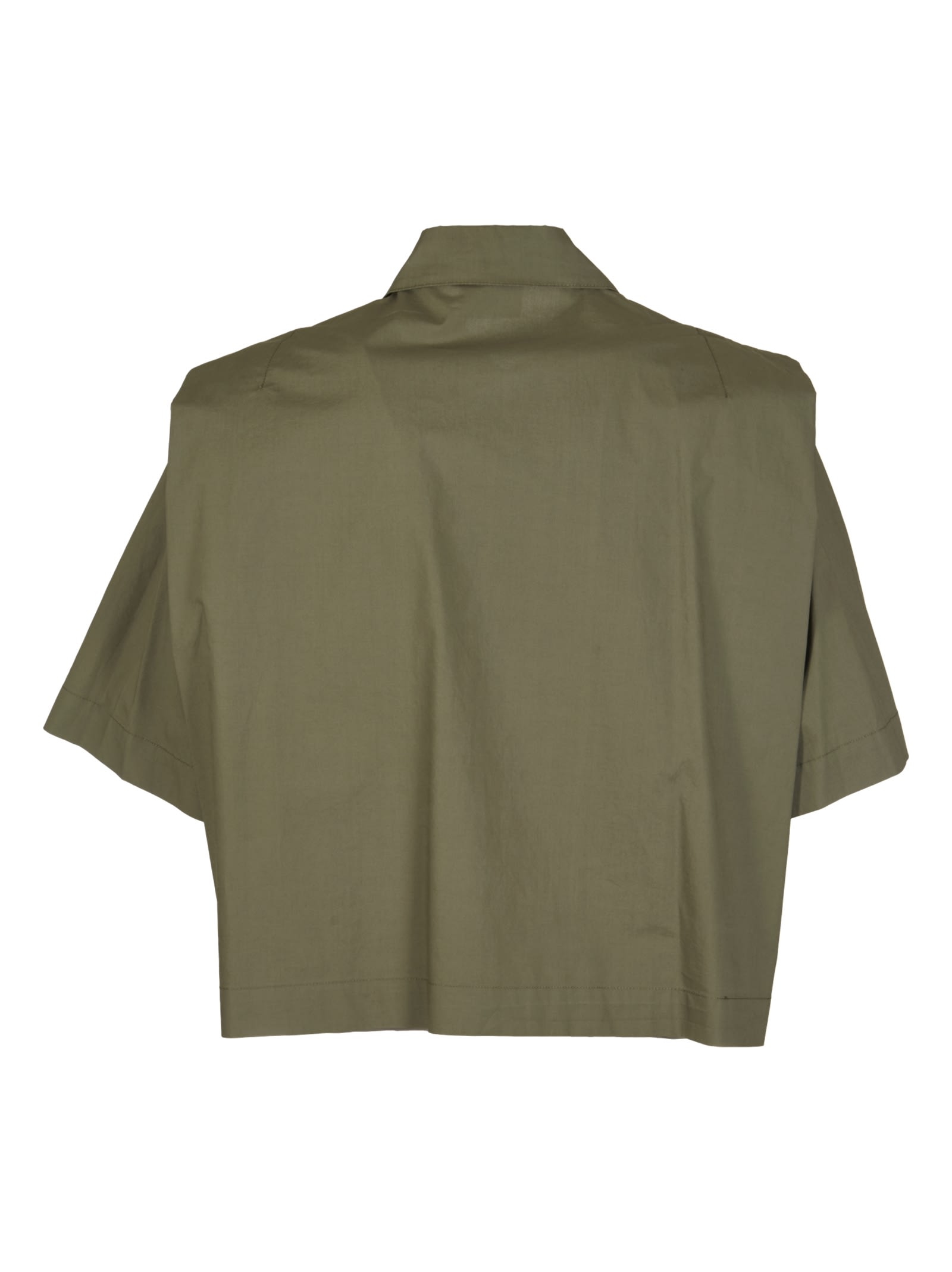 8PM CROPPED BUTTONED SHIRT 
