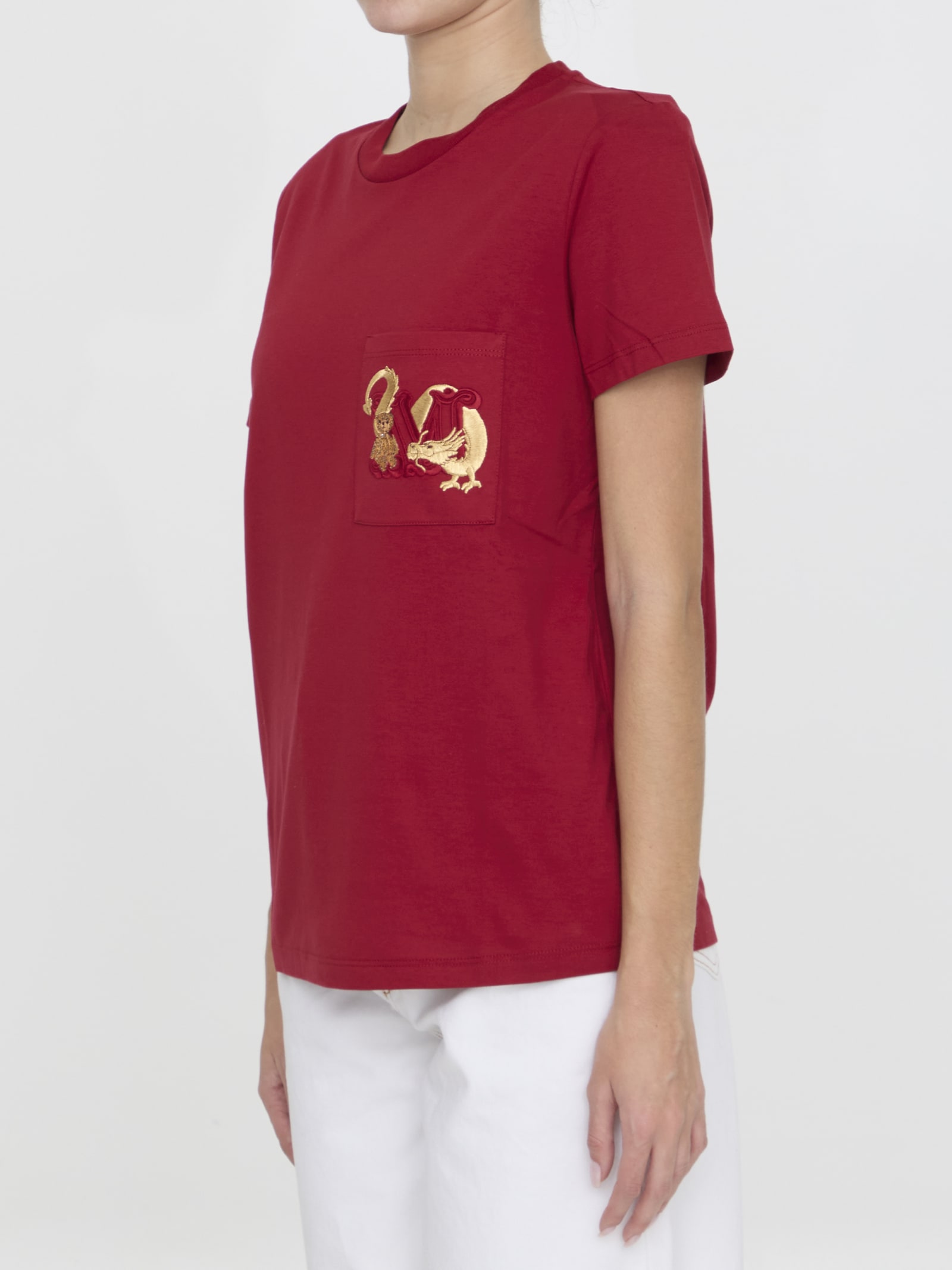 Max Mara Elmo T-shirt In Red