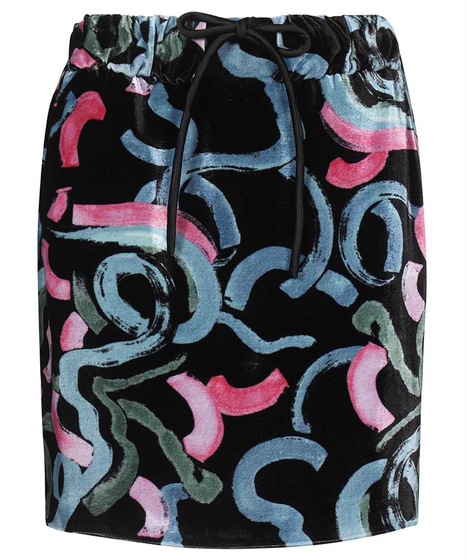 Emporio Armani Printed Skirt In Multicolor