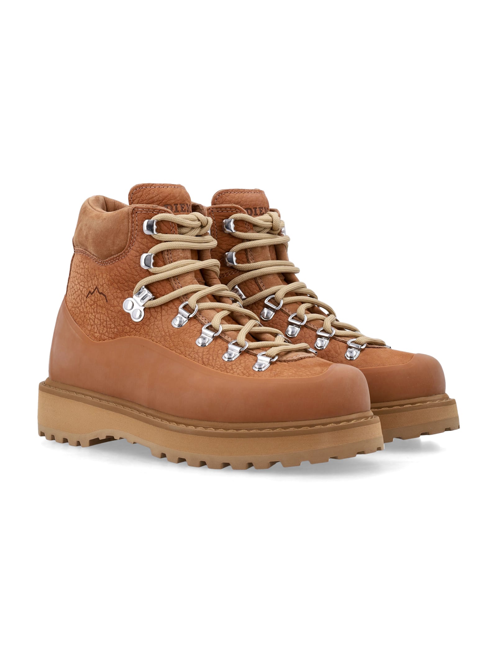 Diemme Women S Roccia Vet Gomma Cognac Leather Boots In Brown
