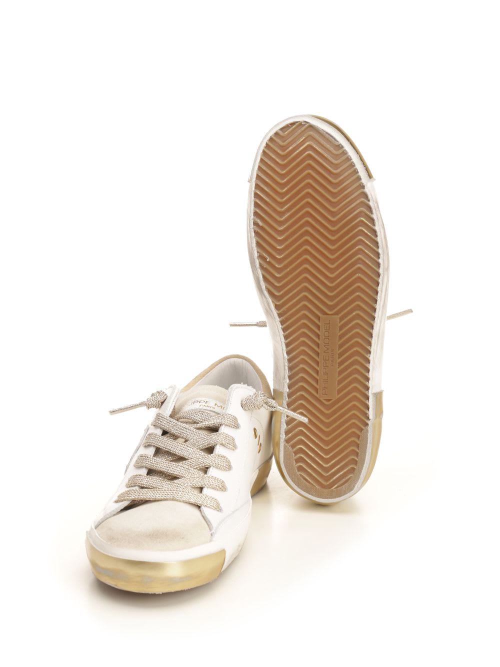 Shop Philippe Model Prsx Sneakers In White