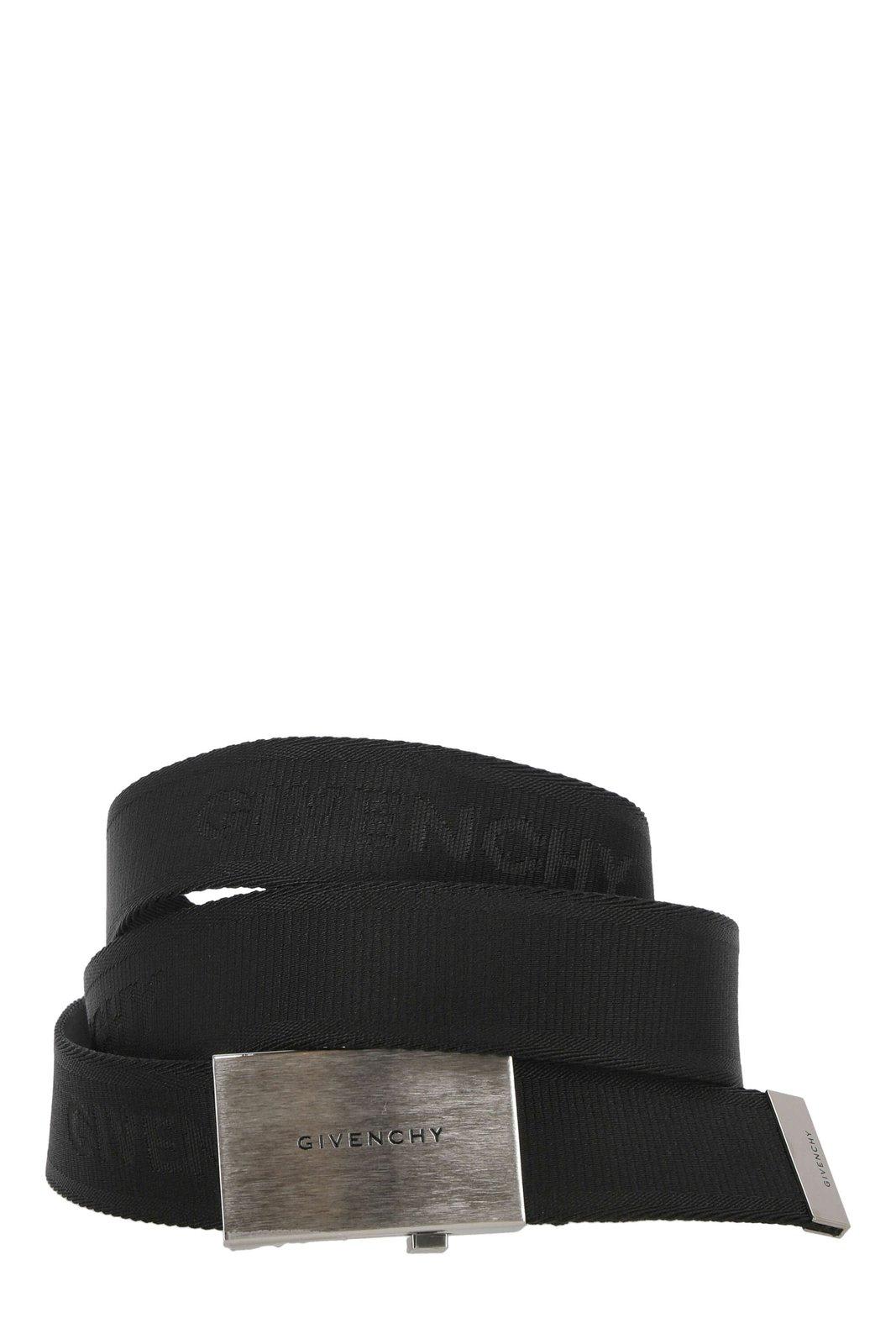 Shop Givenchy Logo Engraved Skate Belt