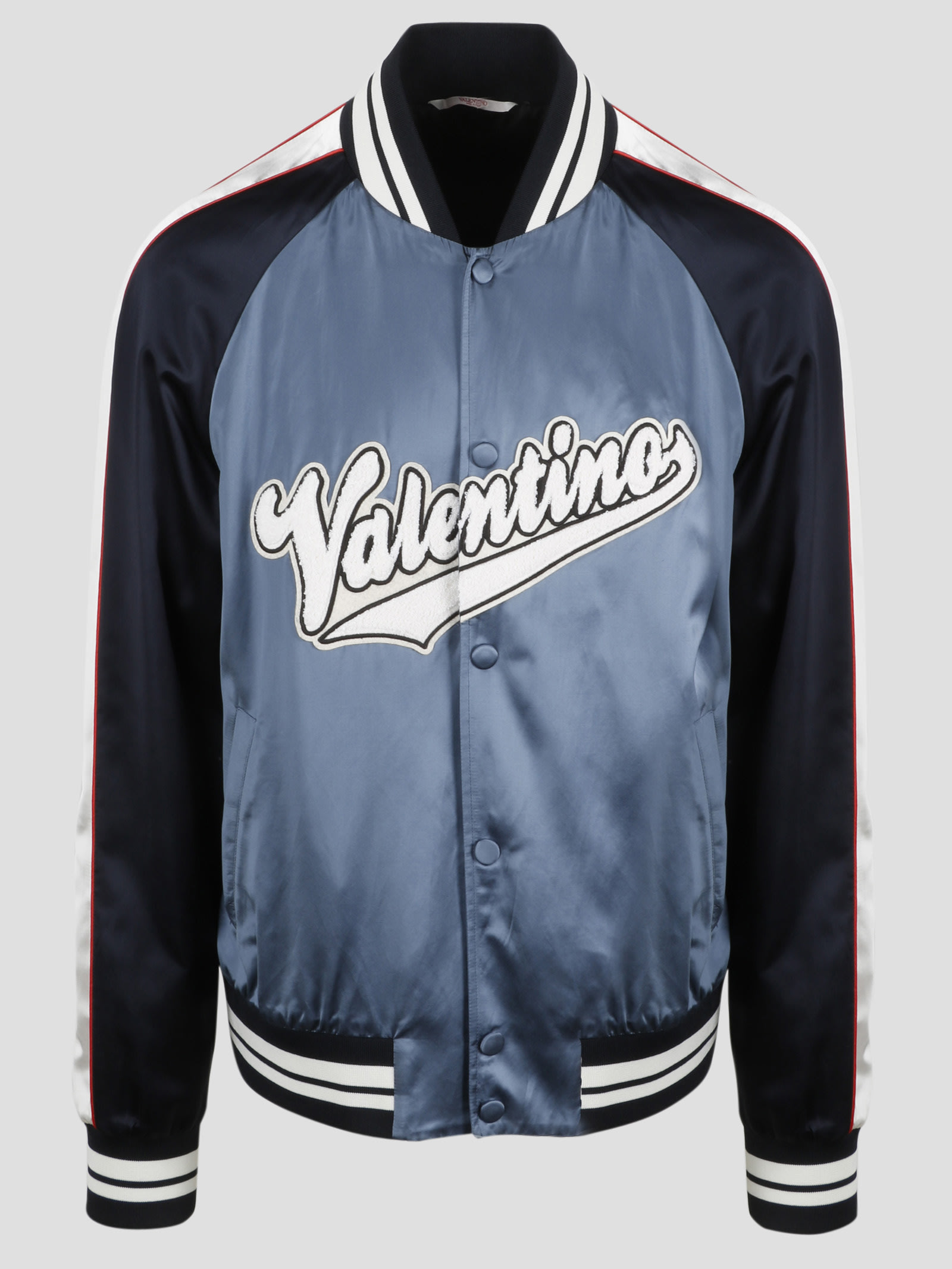 Valentino Bomber Jacket With Embroidered Patch