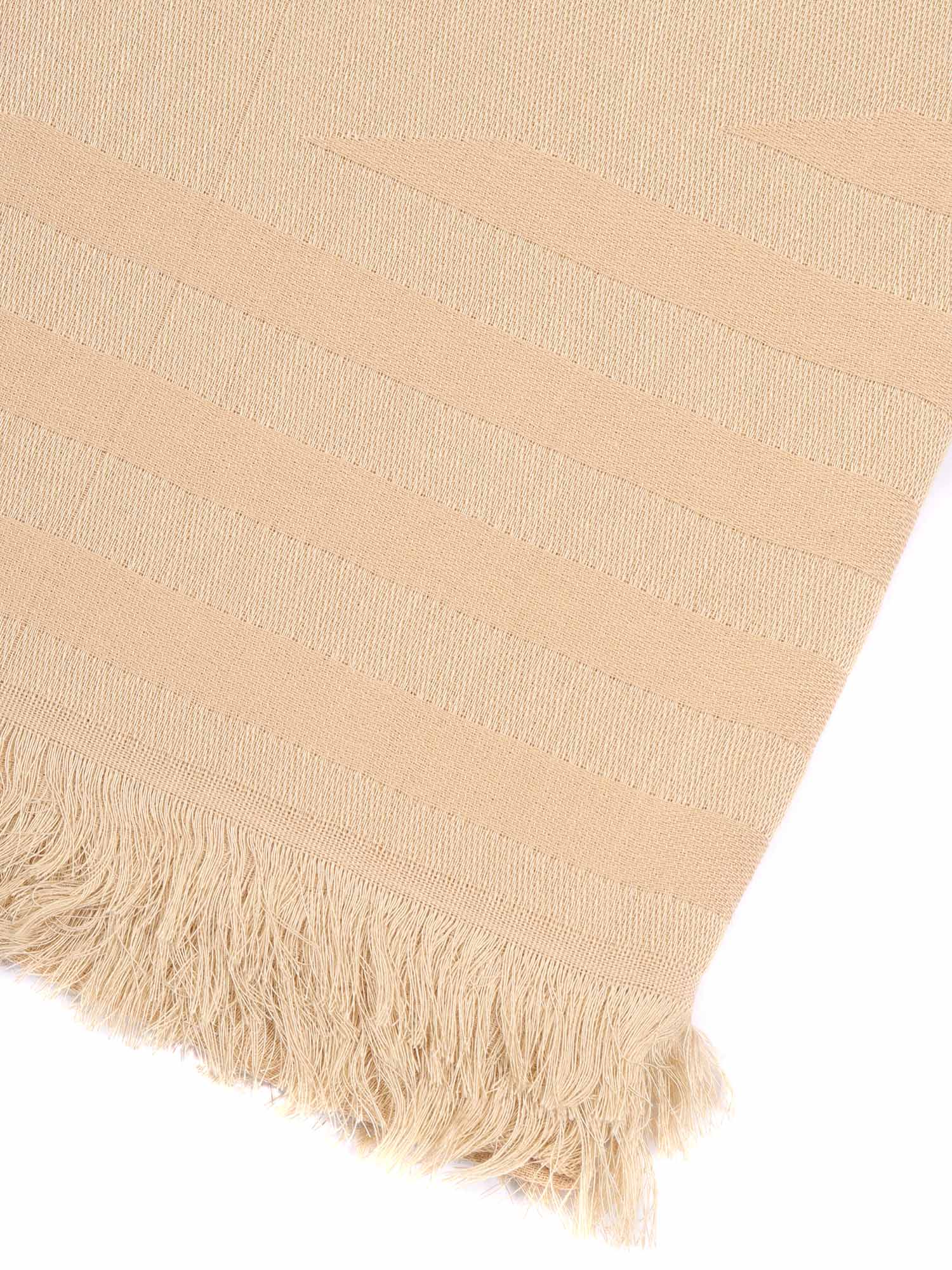 Weekend Max Mara Frayed Edge Scarf In Brown