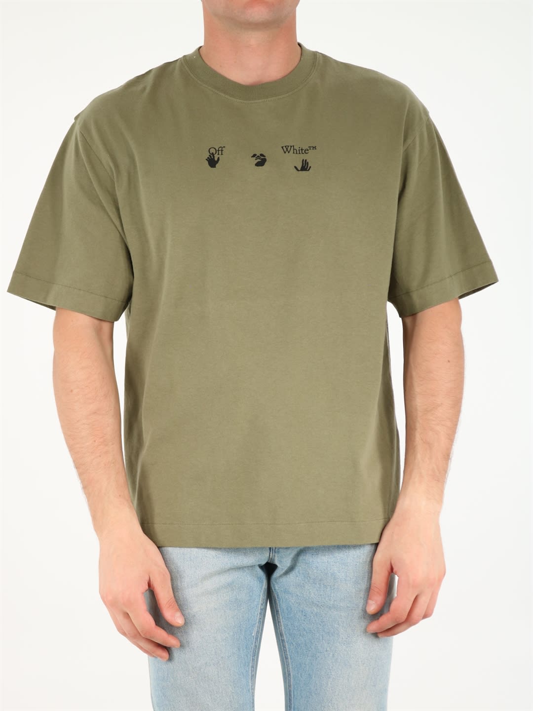 Off-White Military Green Arrows T-shirt