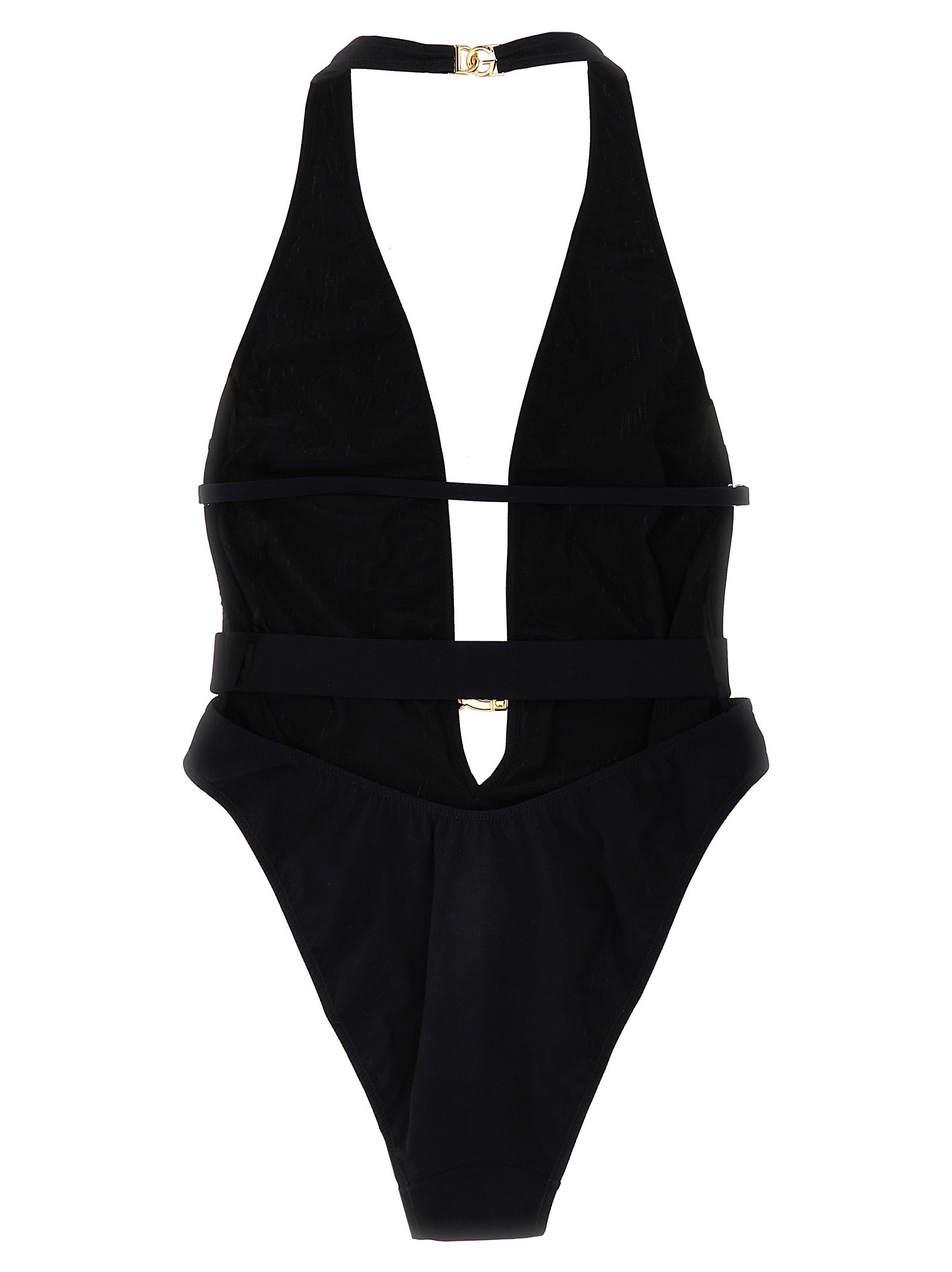 Shop Dolce & Gabbana Dg One-piece Swimsuit