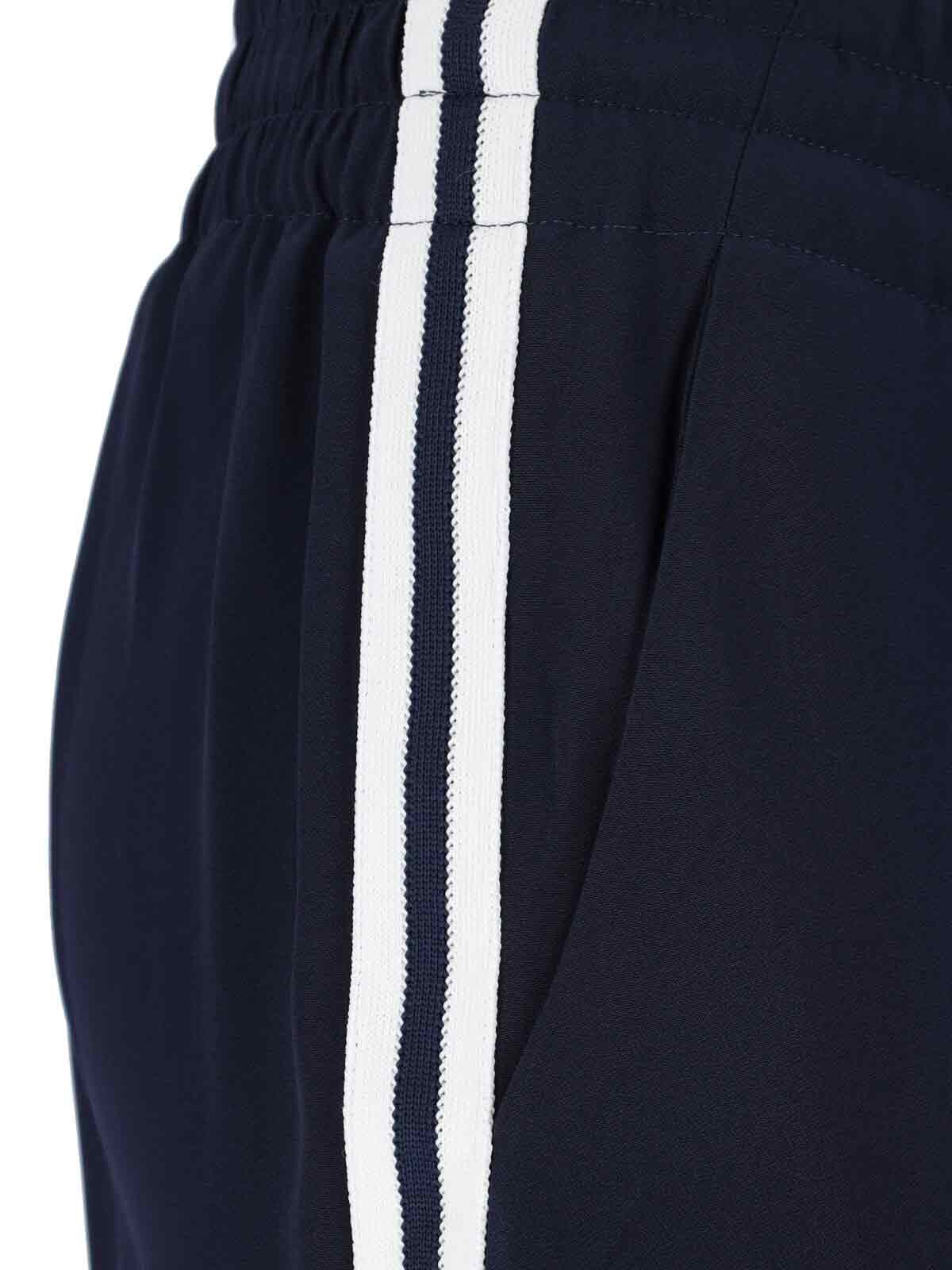 The Seafarer Seafarer Striped Wide Leg Pants In Blue