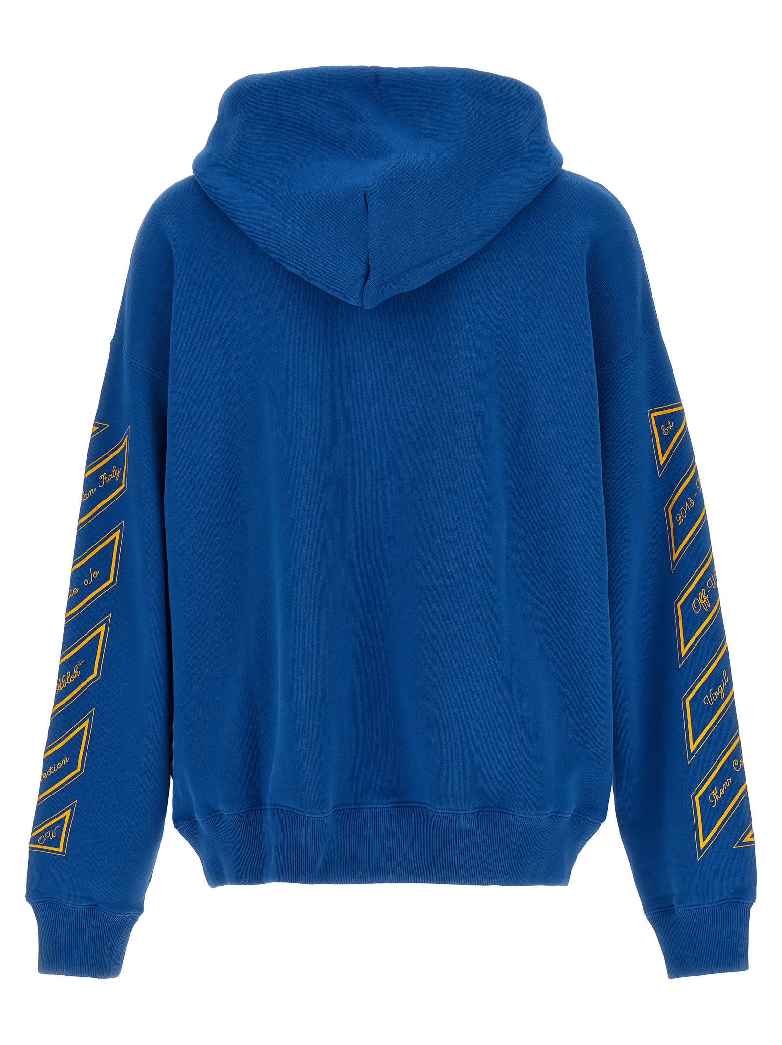 Shop Off-white 23 Hoodie In Light Blue