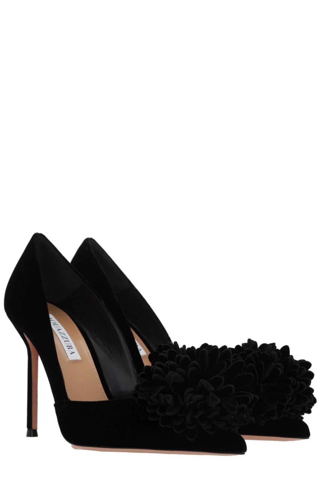 Aquazzura Couturier Pumps In Black